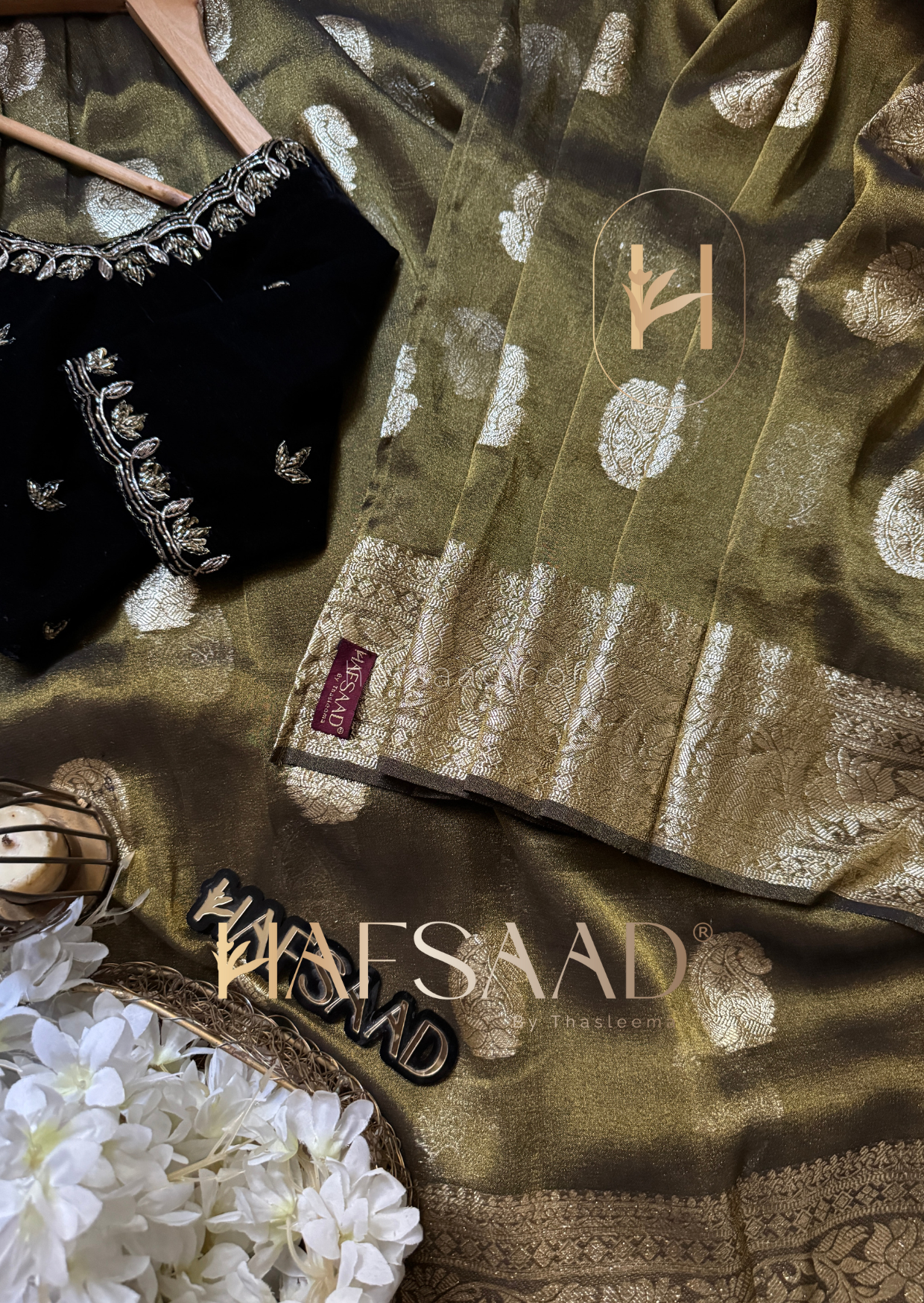 Urvasi- Semi tissue silk saree