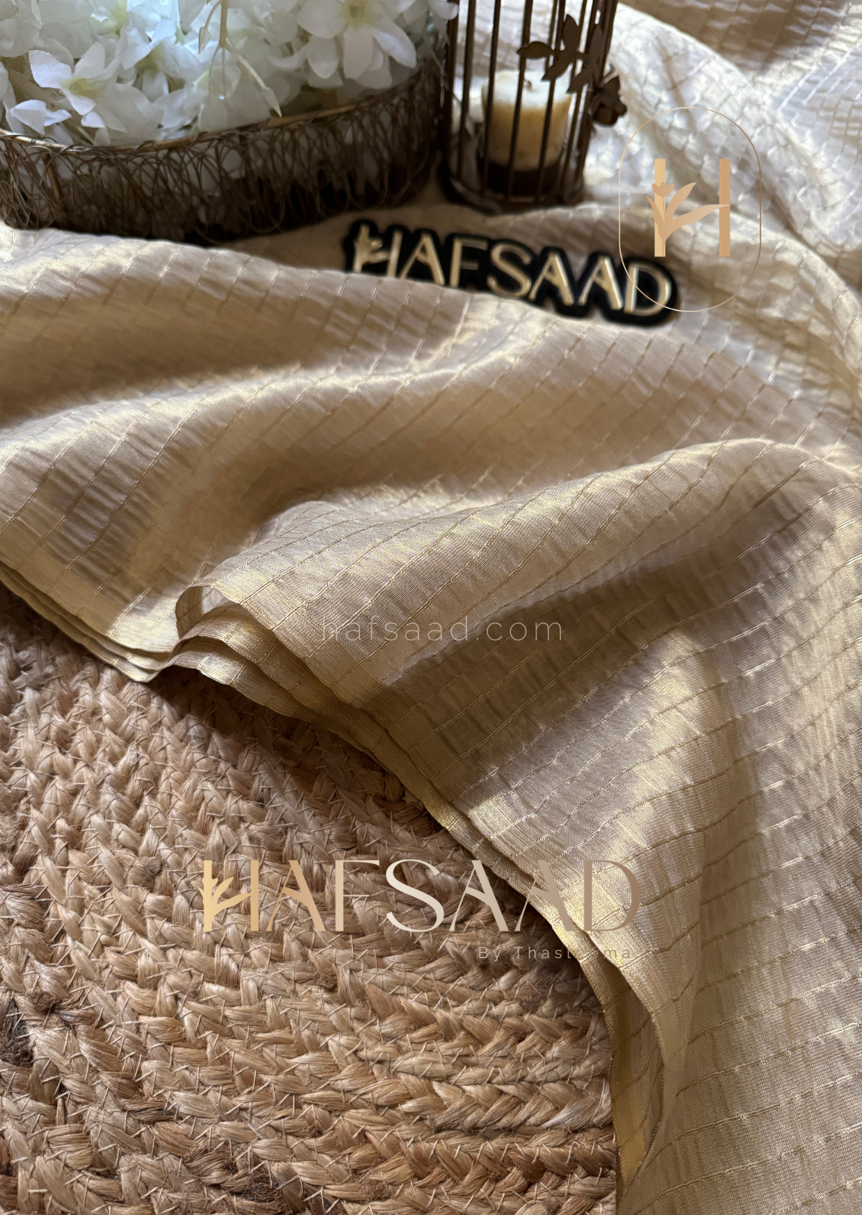 Anmol - Semi tissue silk saree (Green)