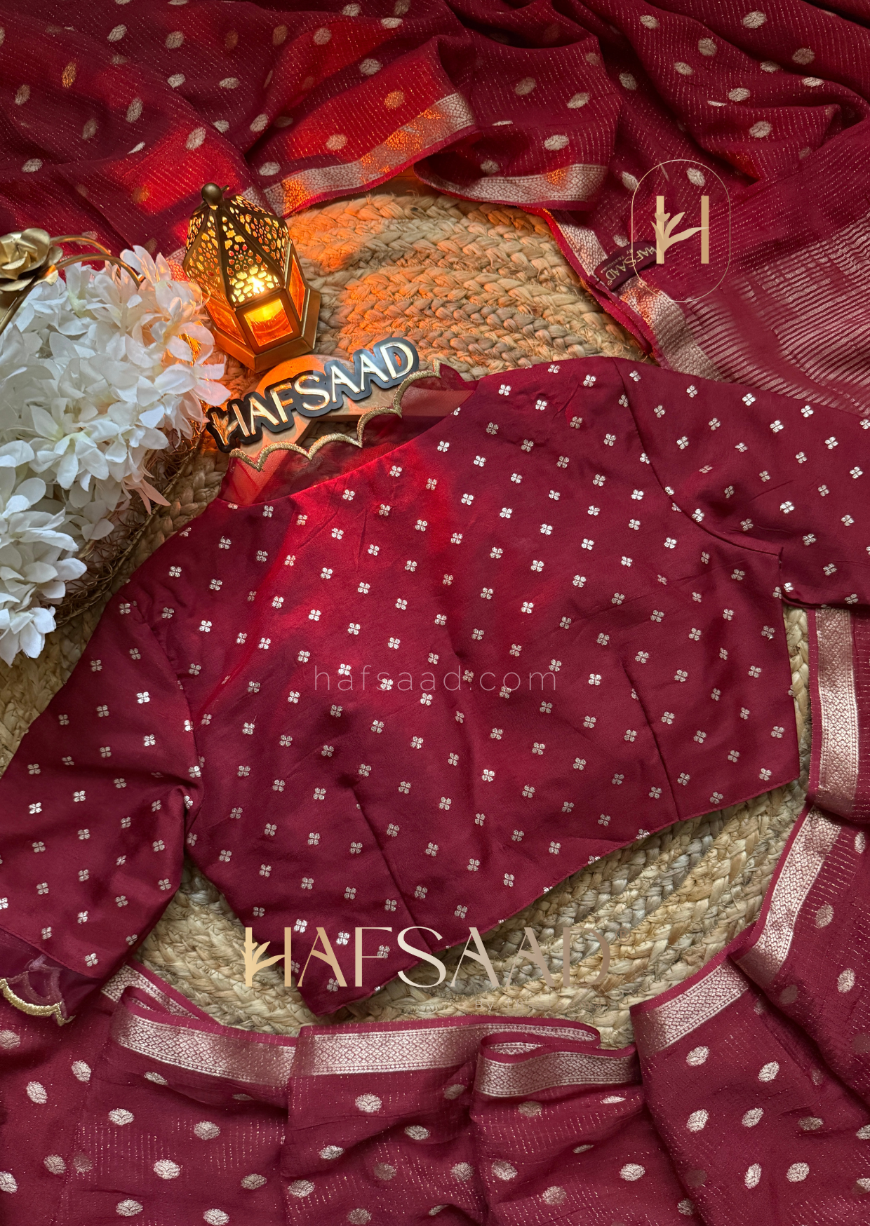 Varsha - Soft chinnon saree