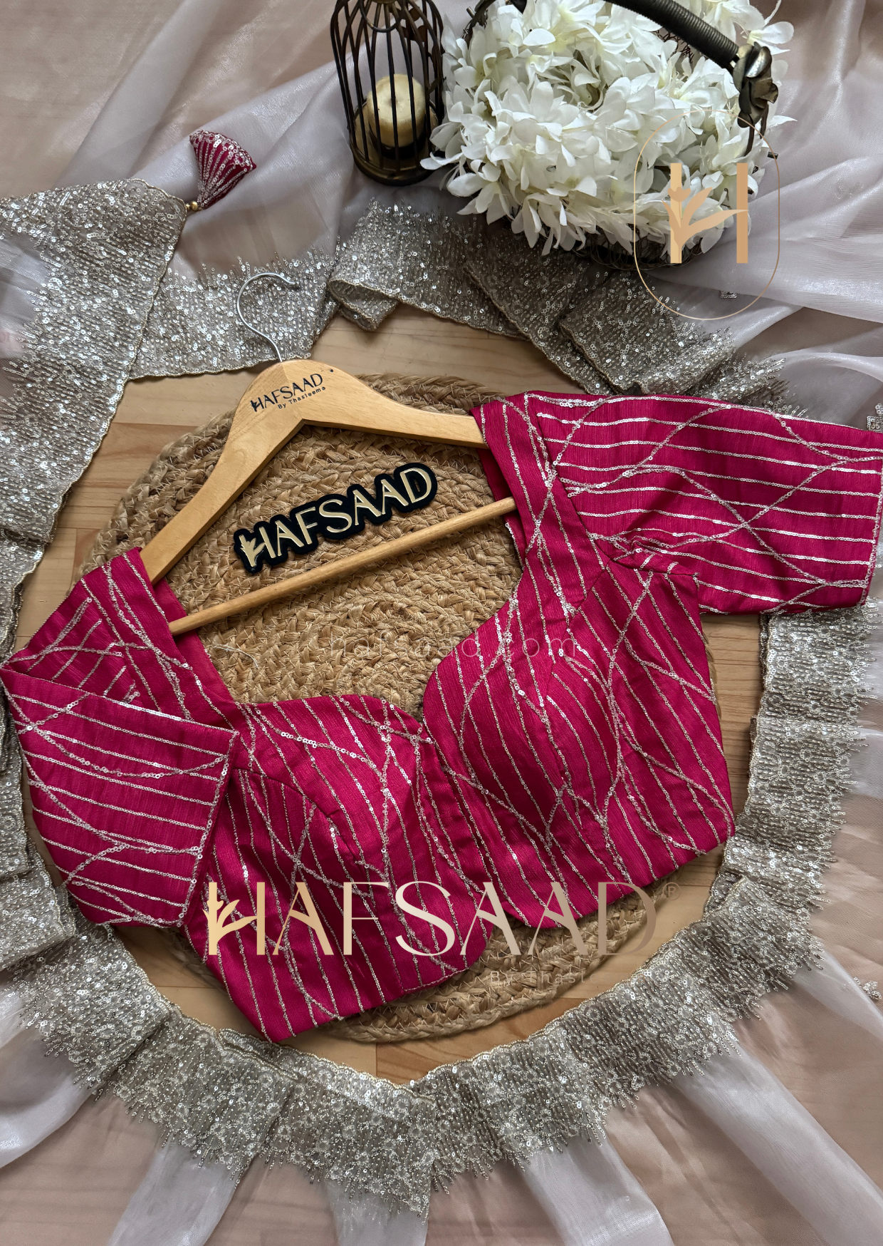 Celia - Crystal organza saree