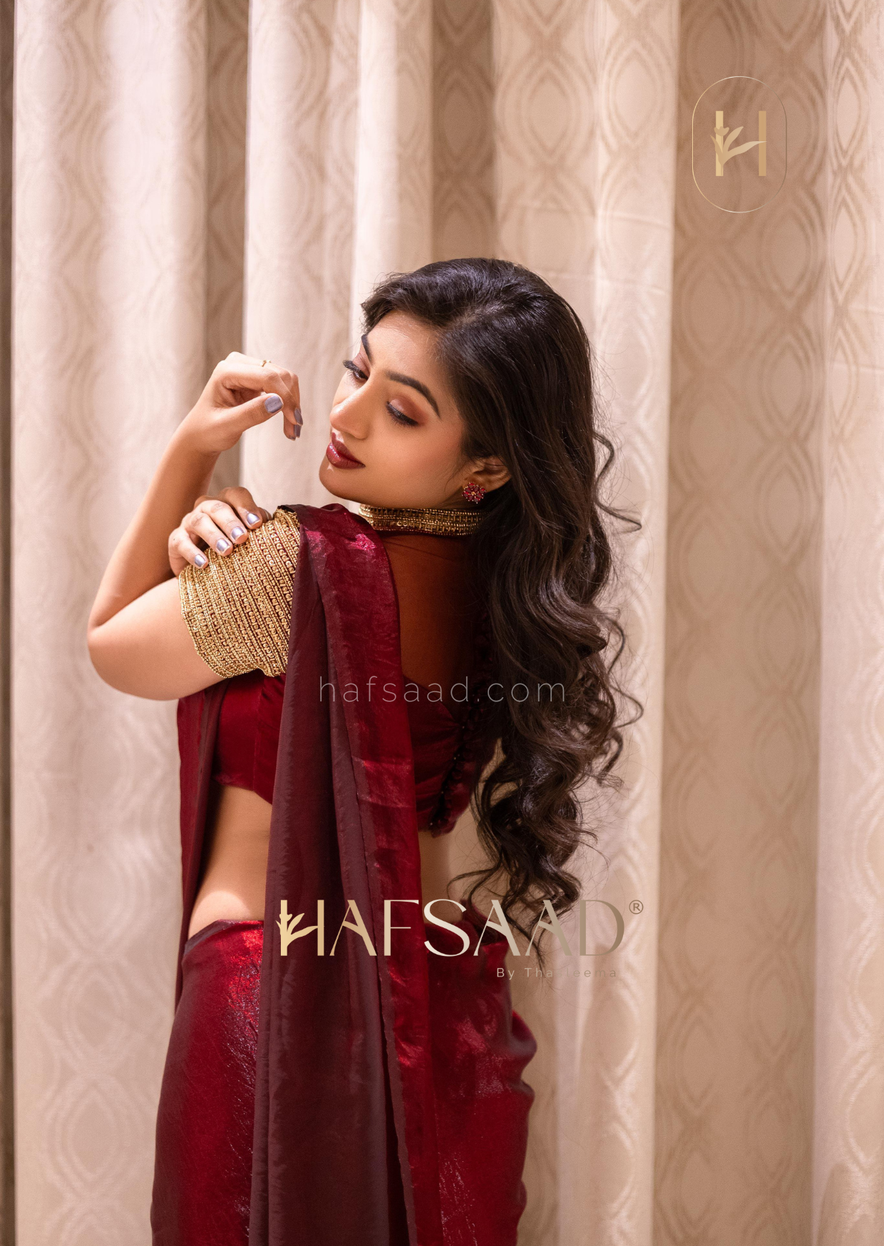 Hima Bindhu in Tara saree