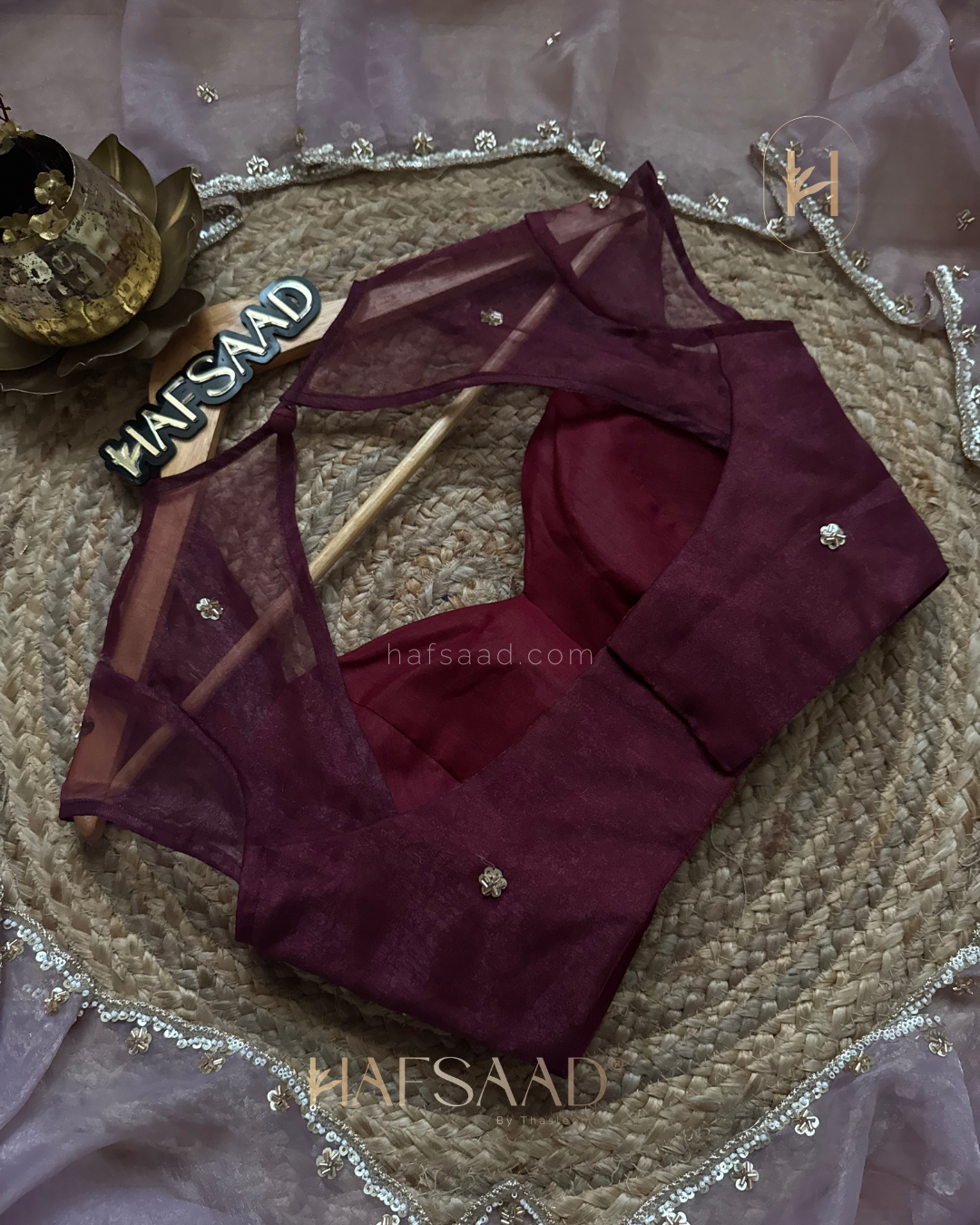 Falak - Chiffon Silk Saree (Lavender)