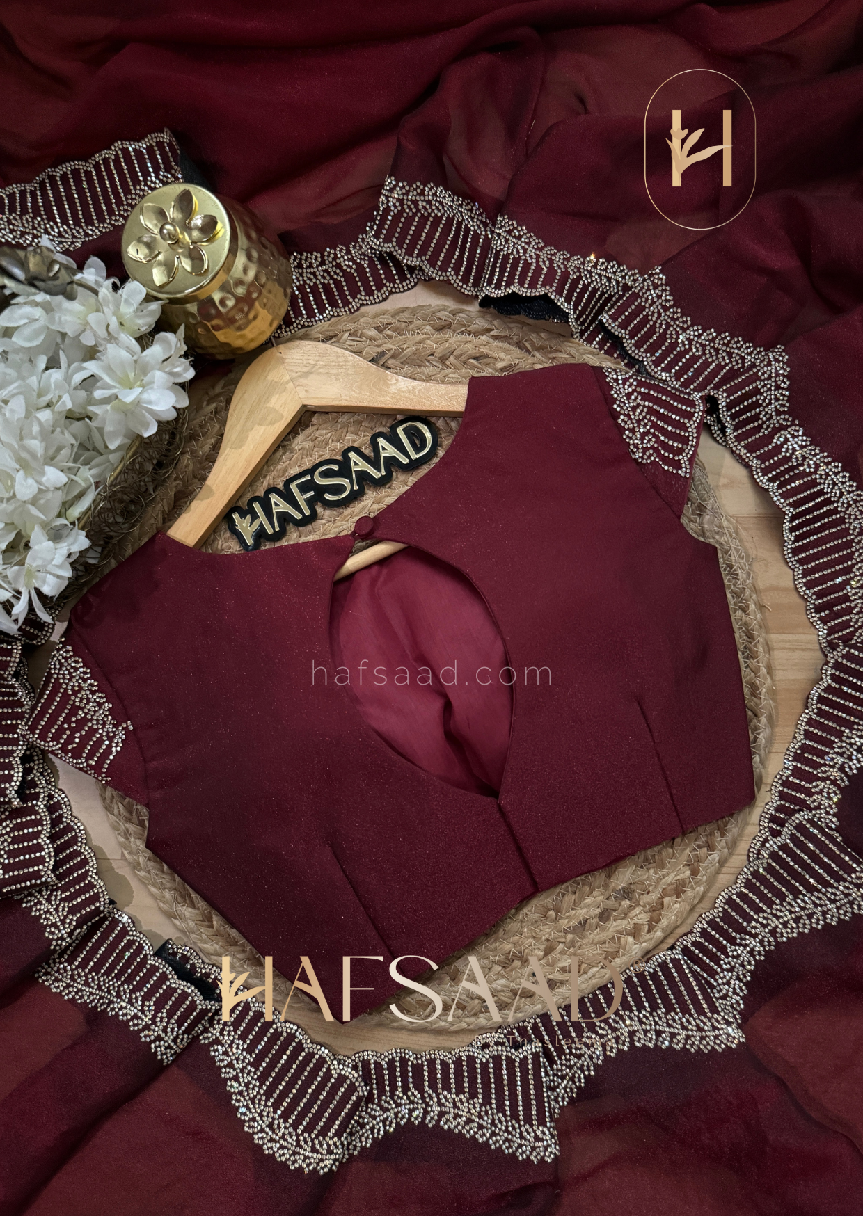 Rinu - Moss chiffon saree