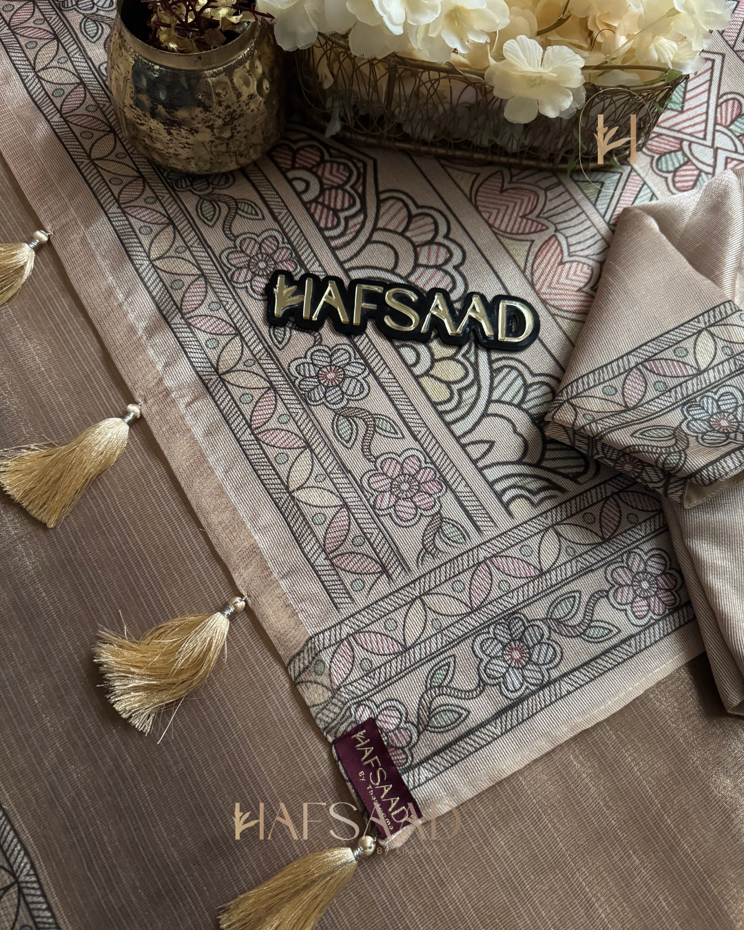 Poorvi- Blended Tissue Saree