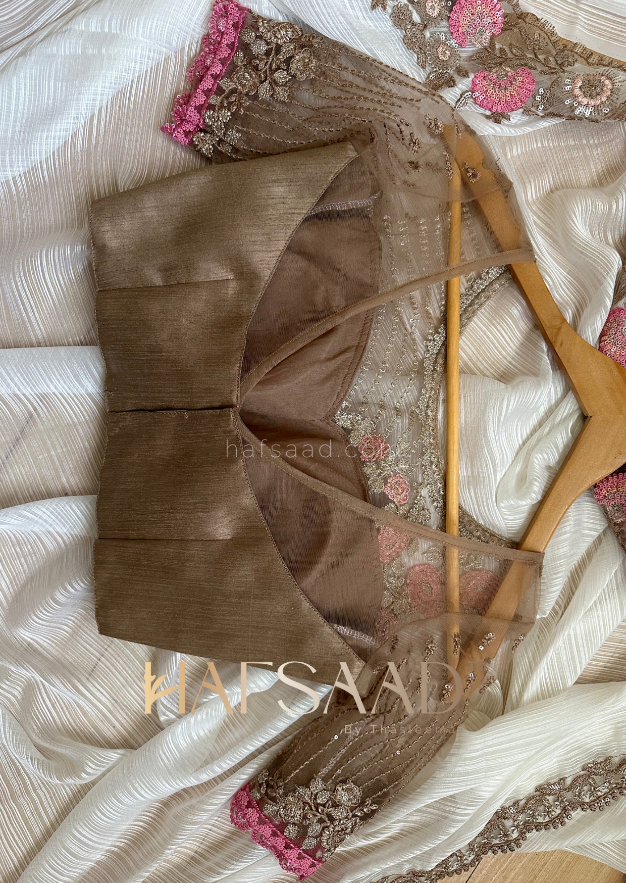 Dahlia- Designer chiffon saree