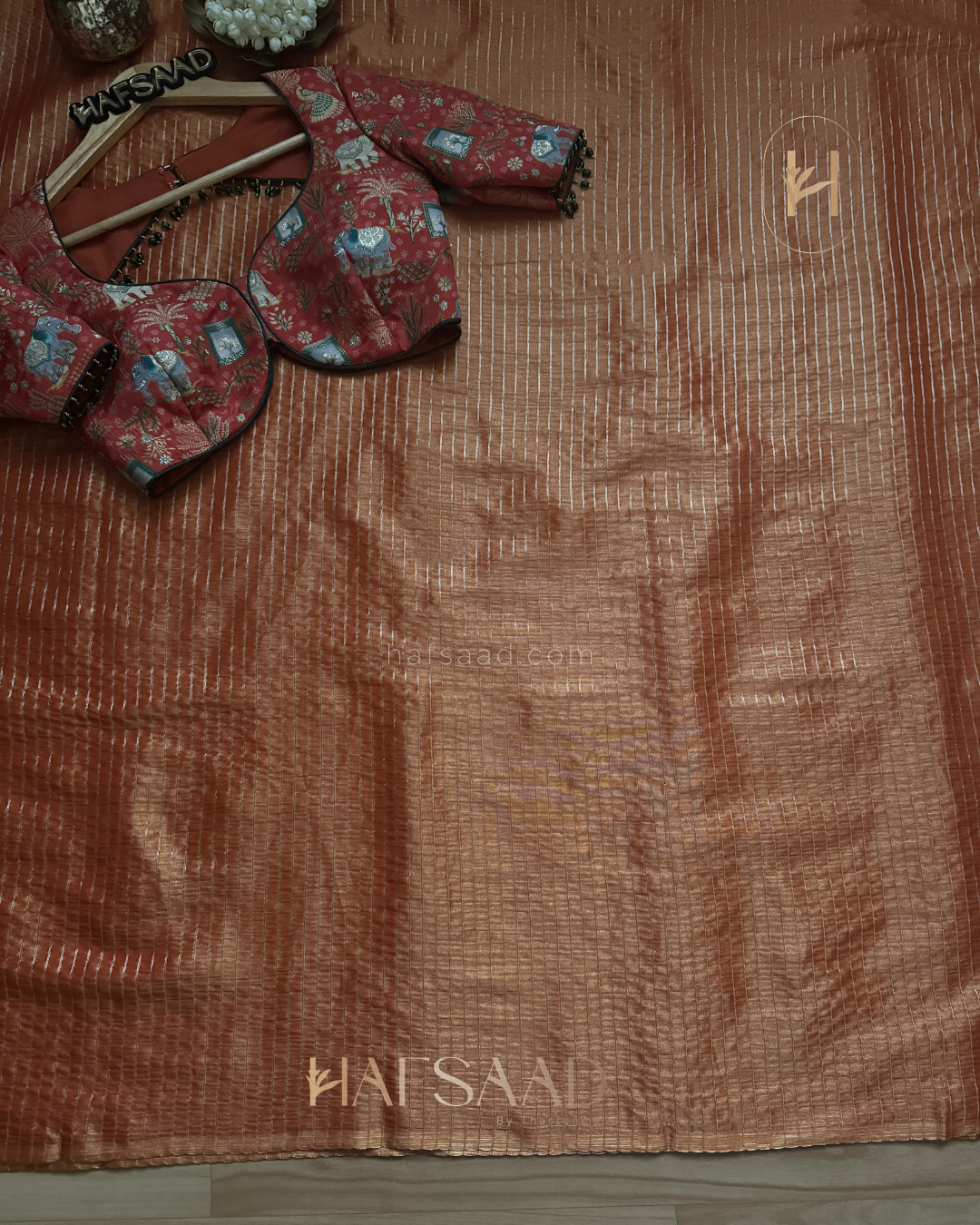 Shamal- semi tissue saree