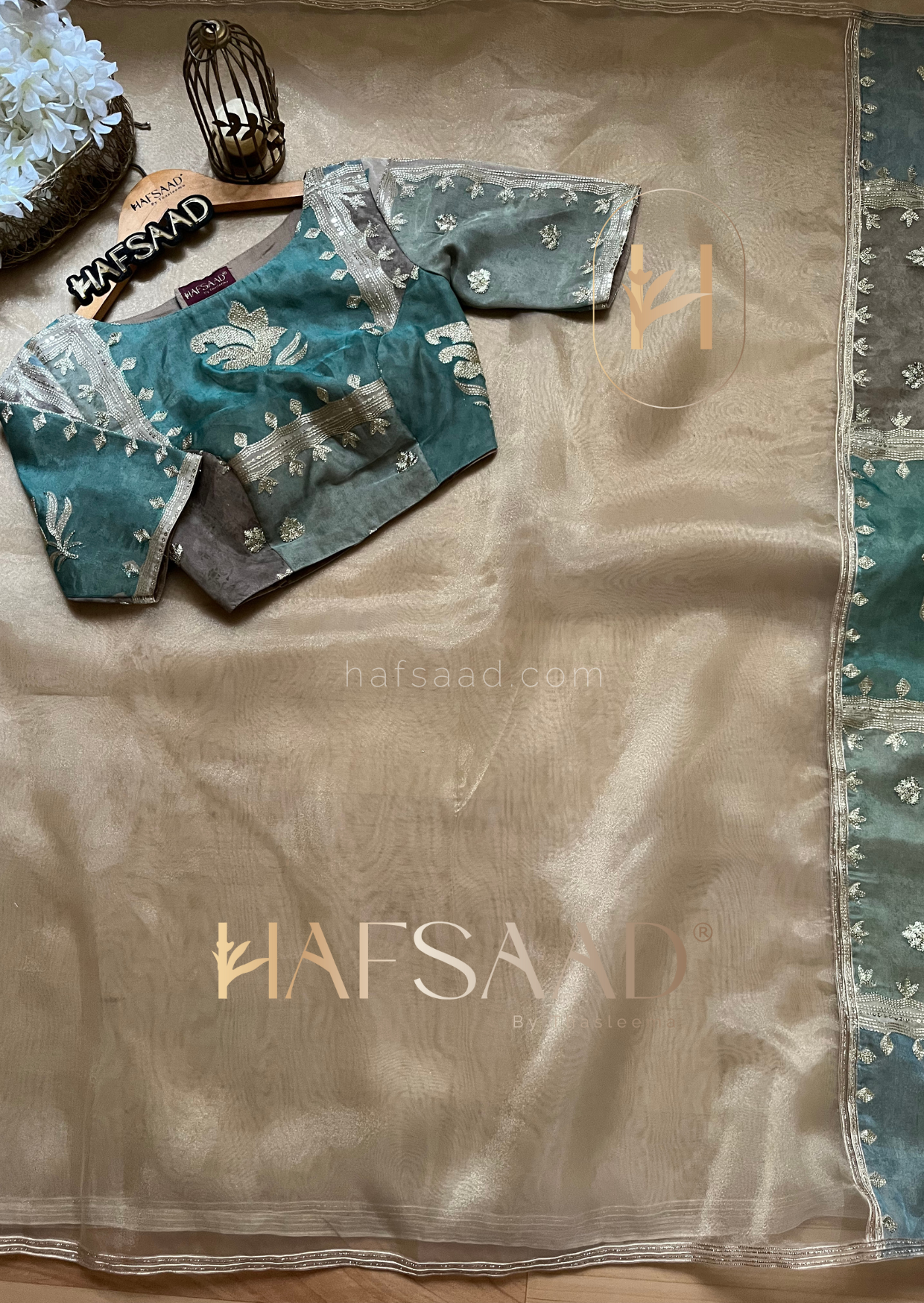 Teju- Designer patchwork saree