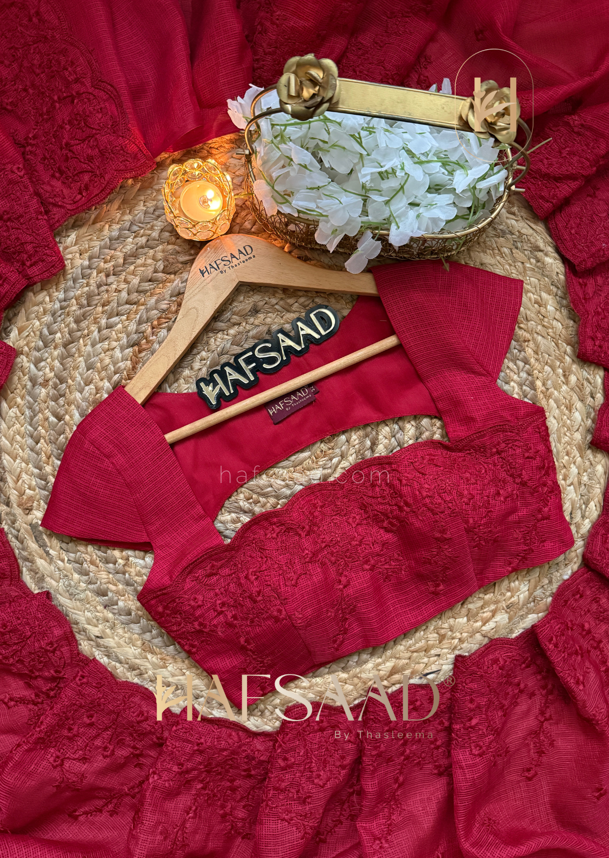 Shasha Burgundy - Kota saree