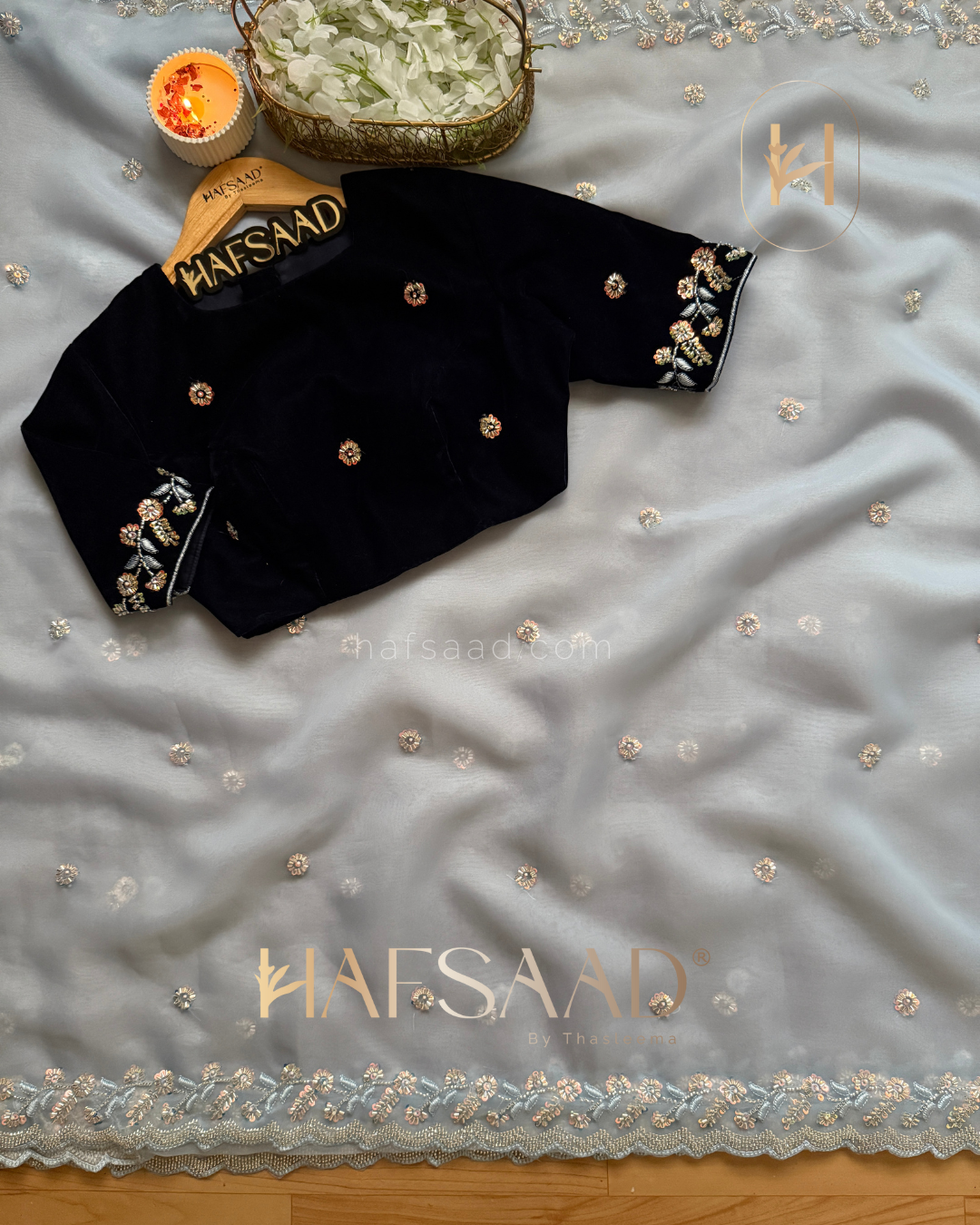 Senorita- Organza handwork saree