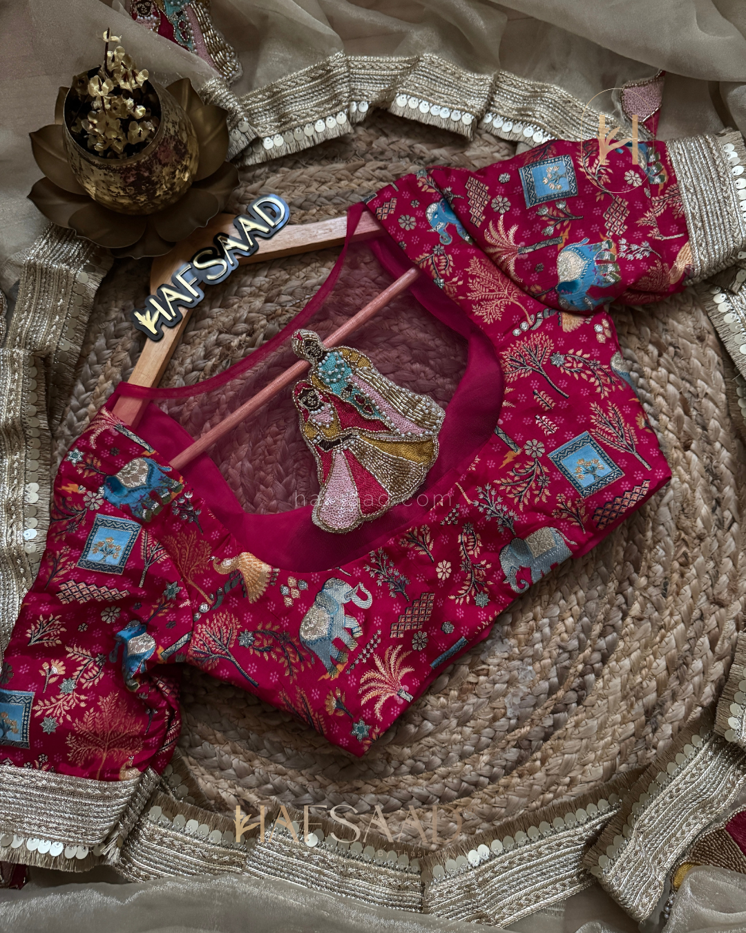 Varshini- Designer tissue saree