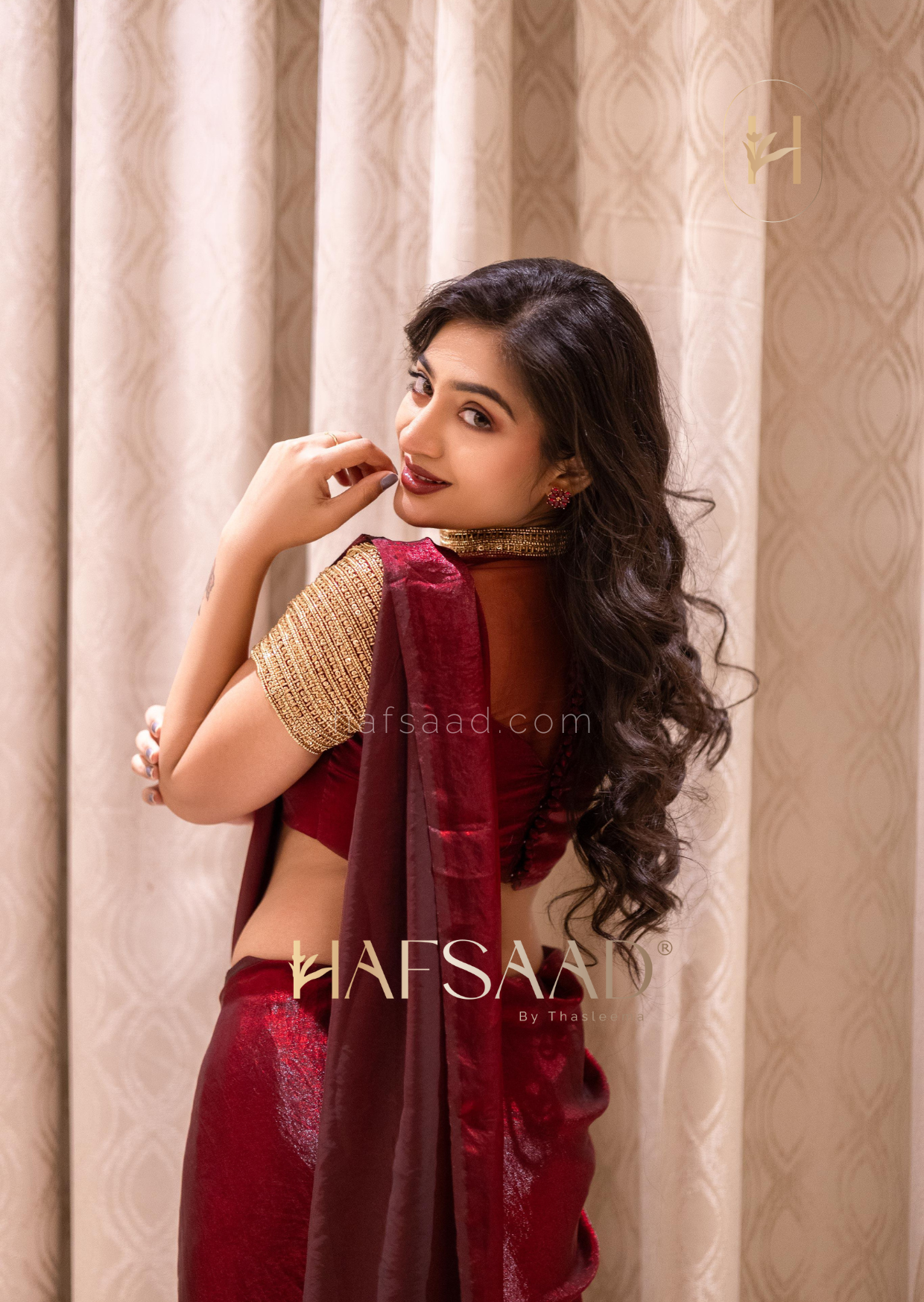 Hima Bindhu in Tara saree