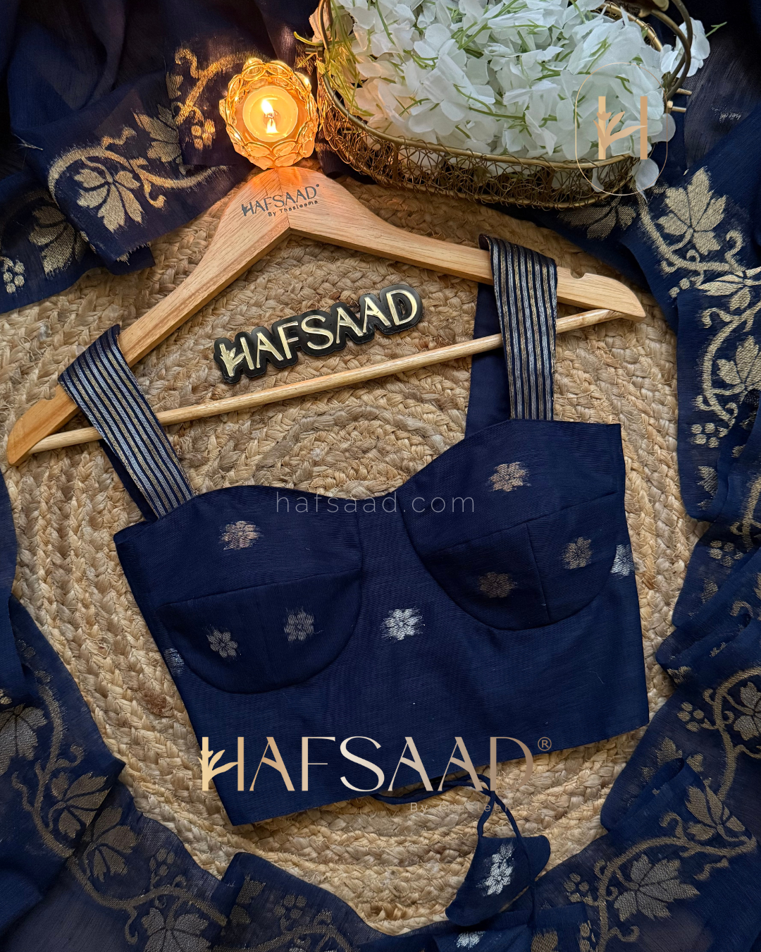 Athmika - Linen silk saree