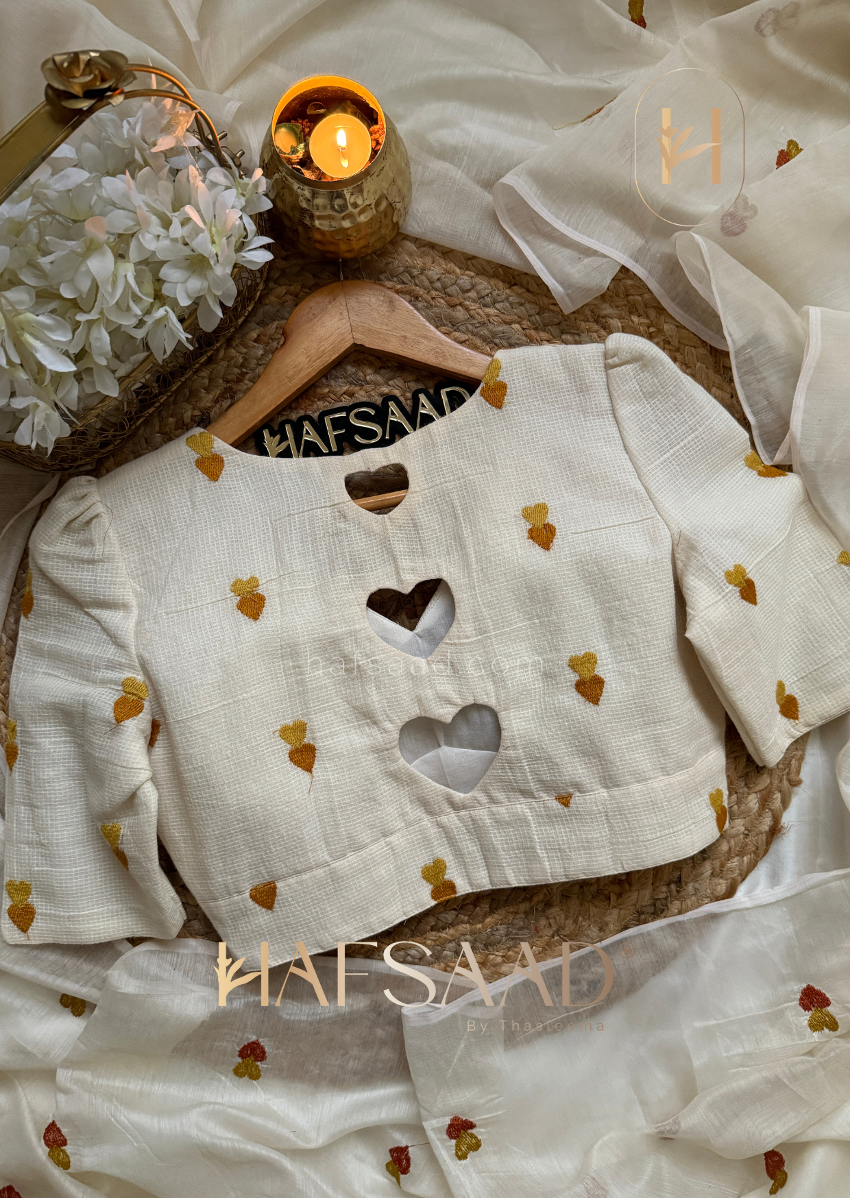 Sharmin - Semi chanderi saree