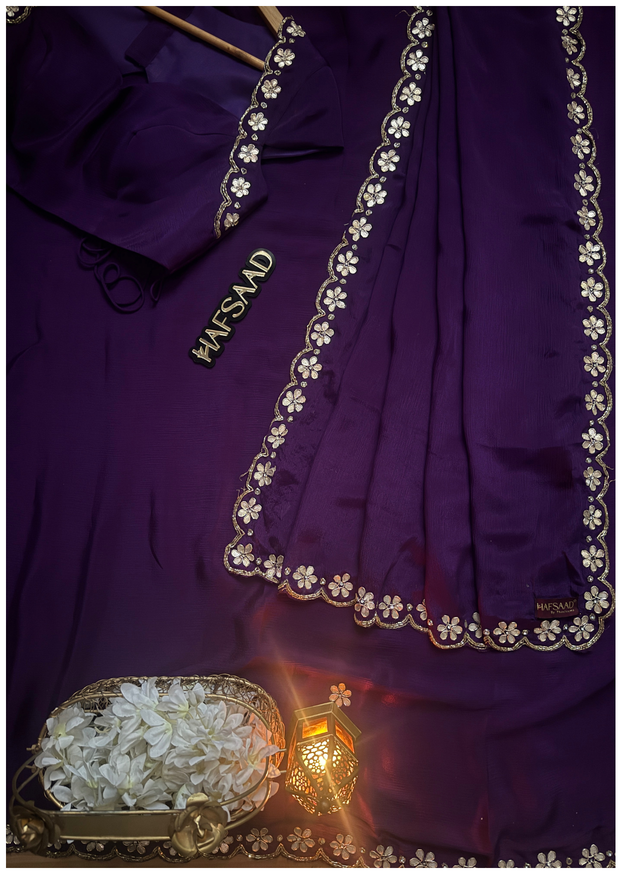 Ishani - Premium chinnon saree