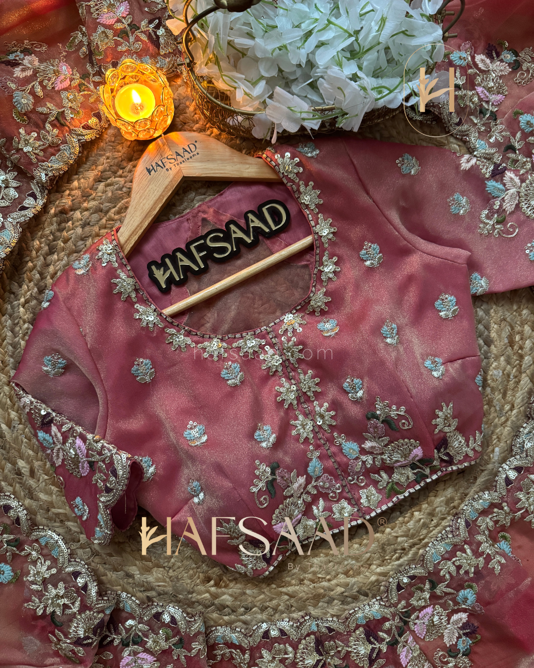 Aarzoo - Bridal Tissue Organza Saree