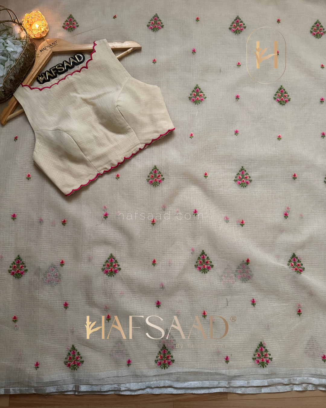 Christmas kota - Pure Kota saree (Beige)