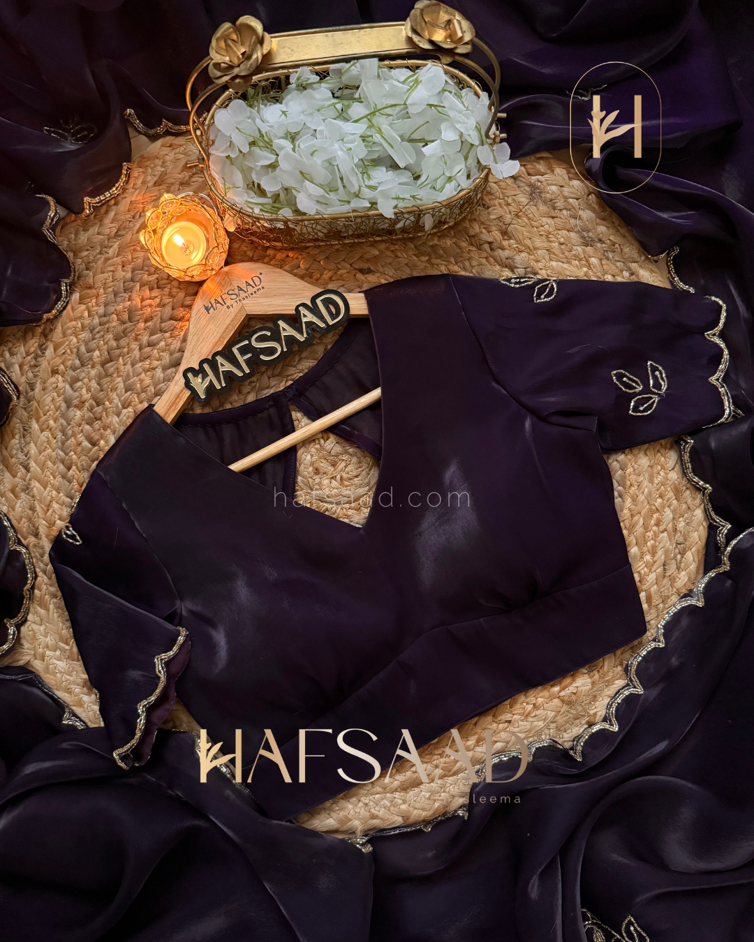 Amethyste - Satin Organza Saree