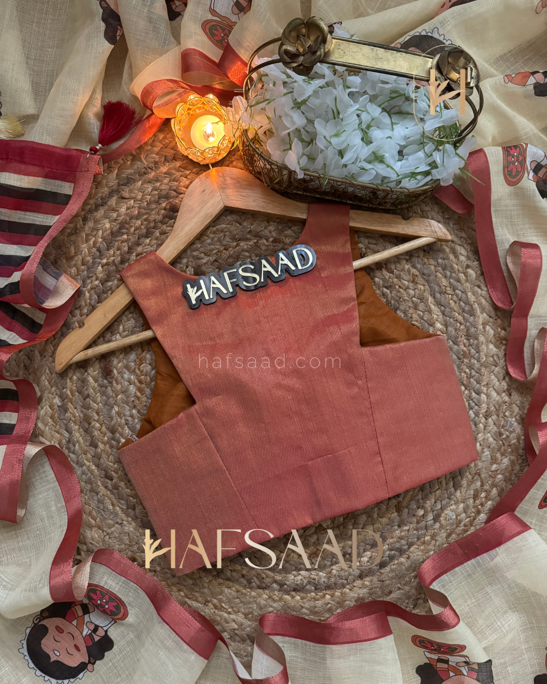 Cutie Patootie - Linen saree