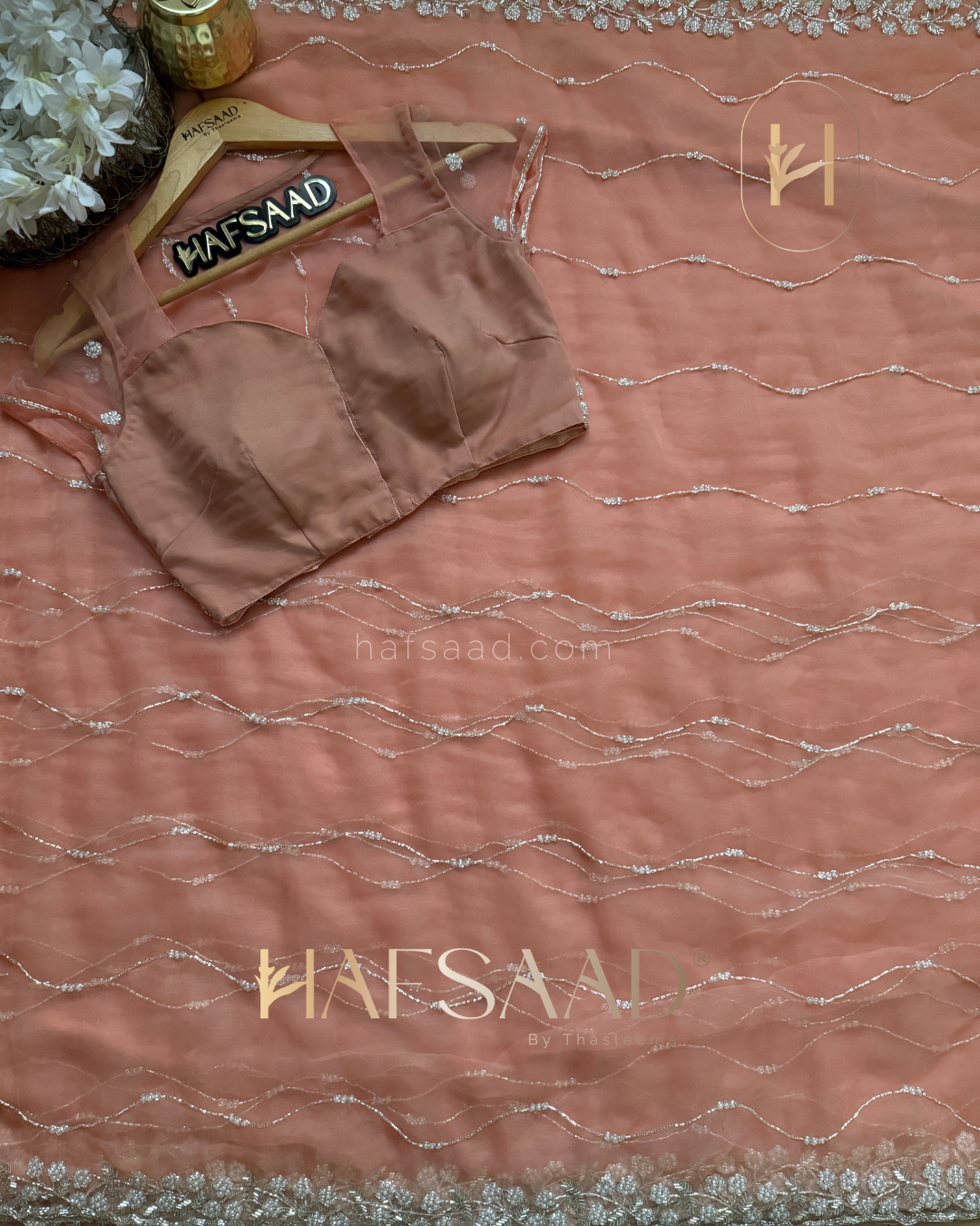 Roohi - Glass chiffon saree