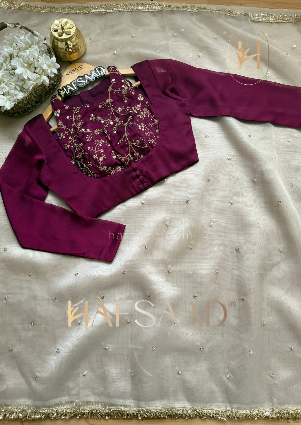 Asha - Tissue saree