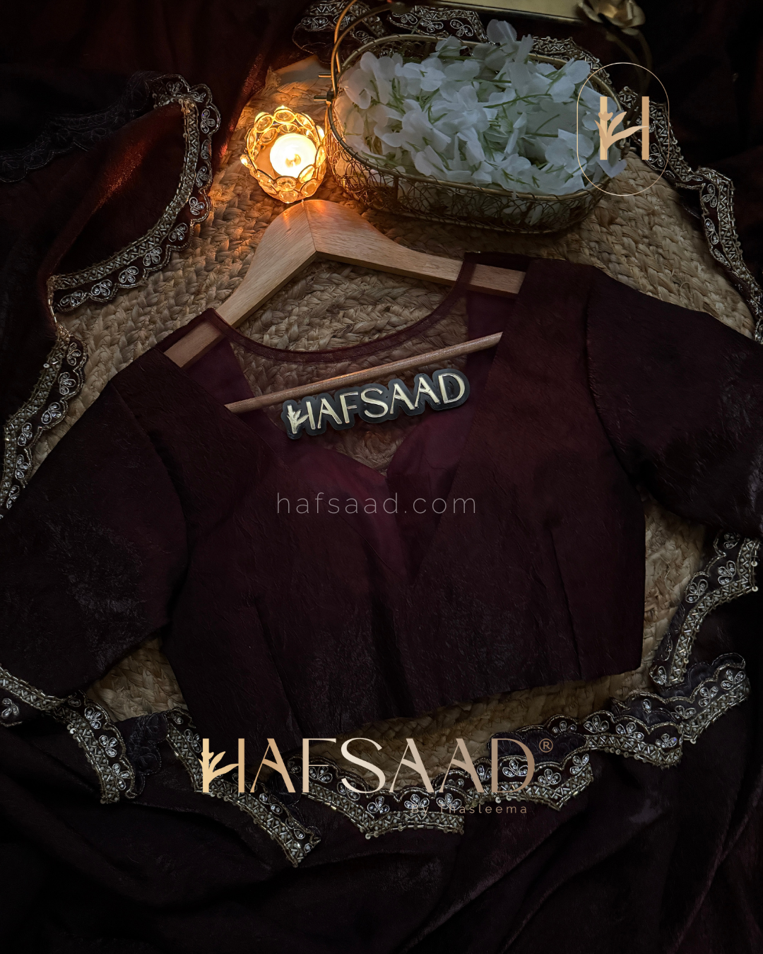 Nihal - Crushed fendy silk saree
