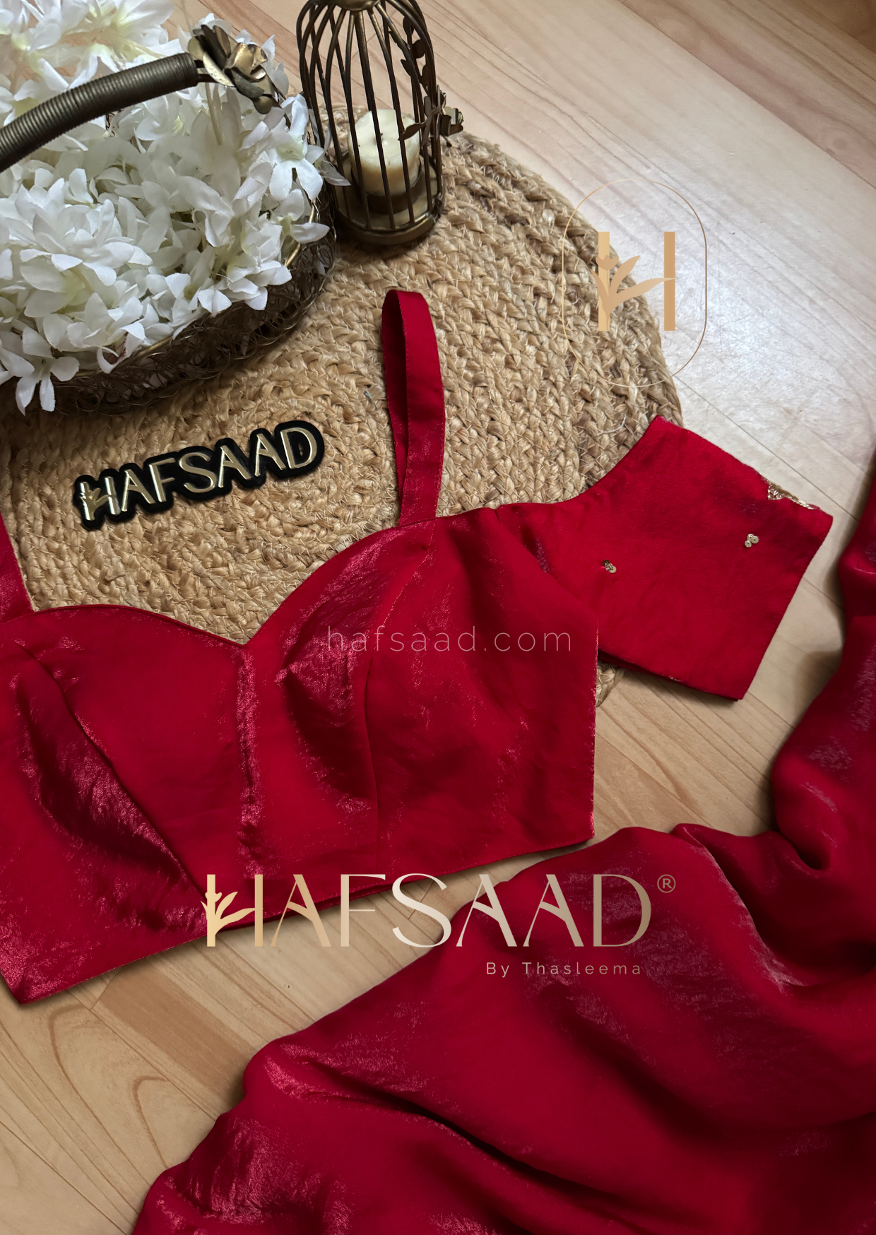 Scandalous- Stardust satin saree