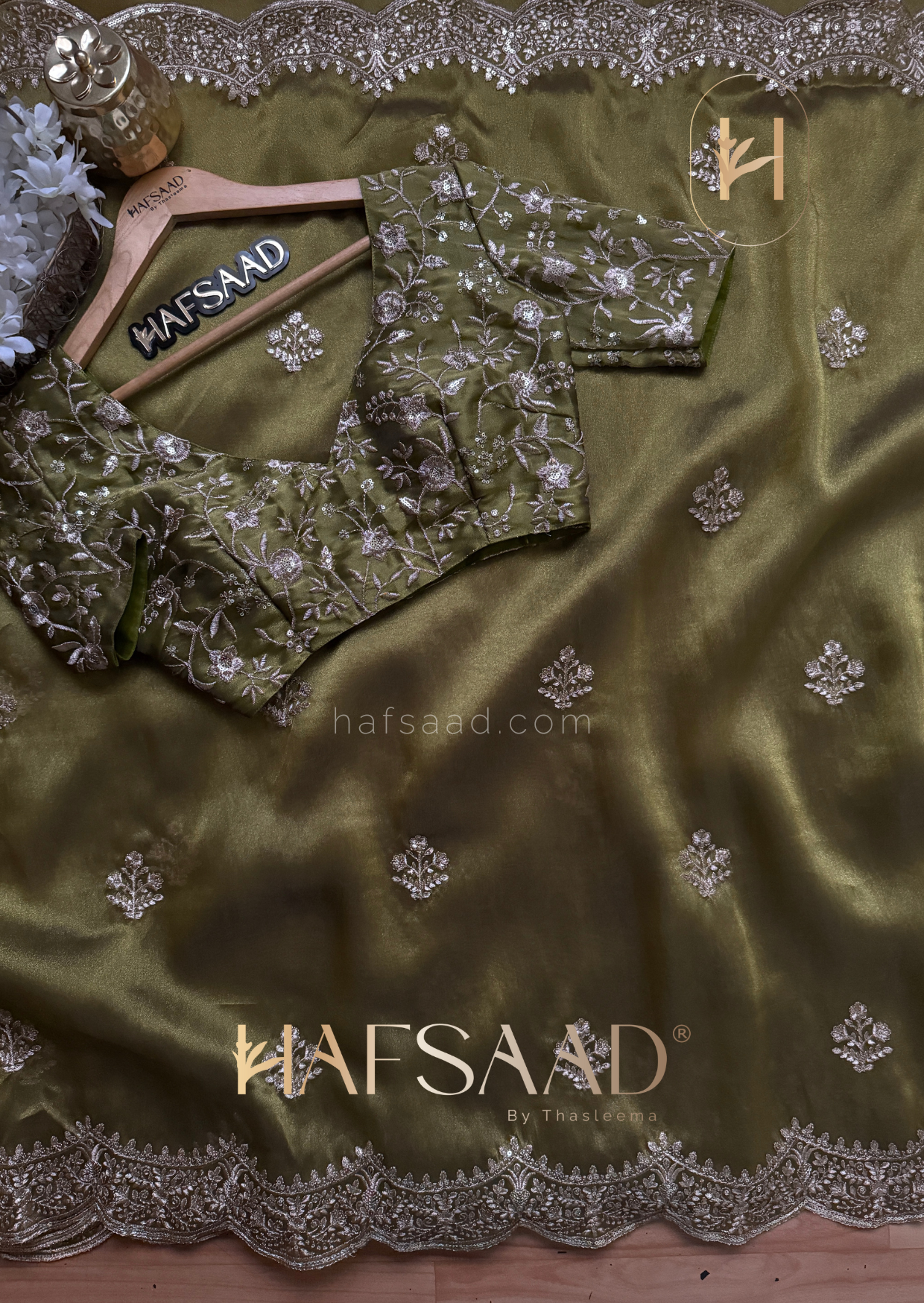 Gulzar - Tissue organza saree