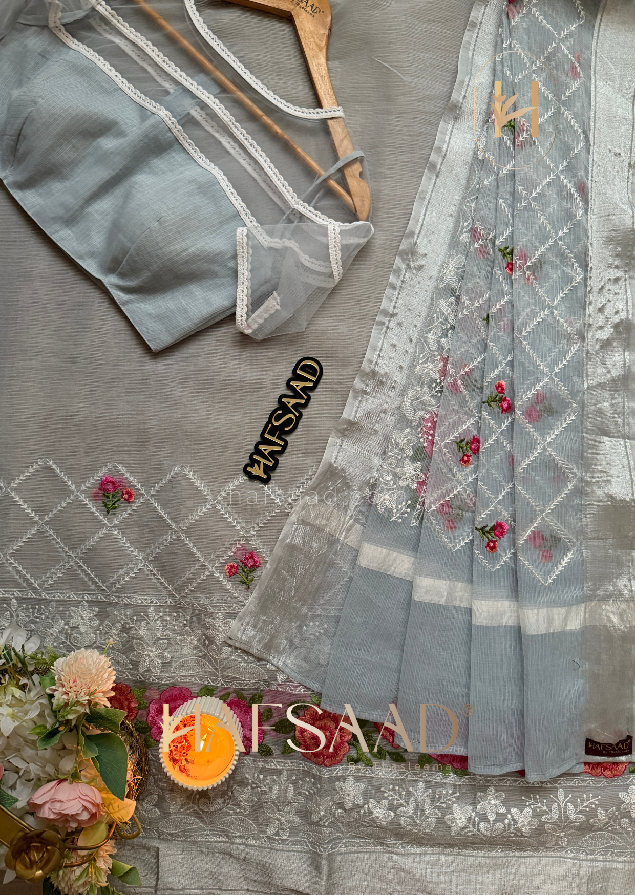 Alice - Premium kota saree (Blue)