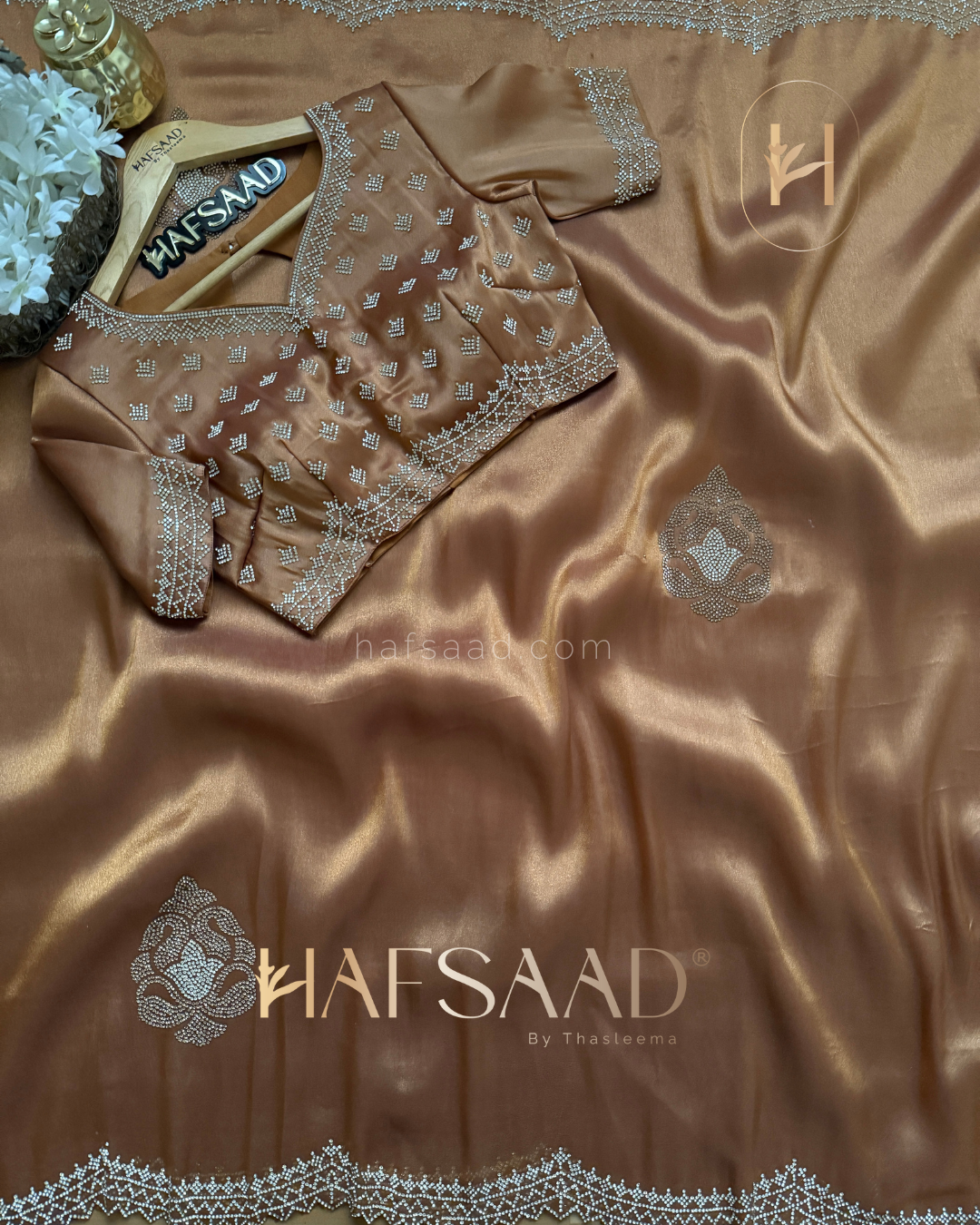 Amber - Premium tissue saree