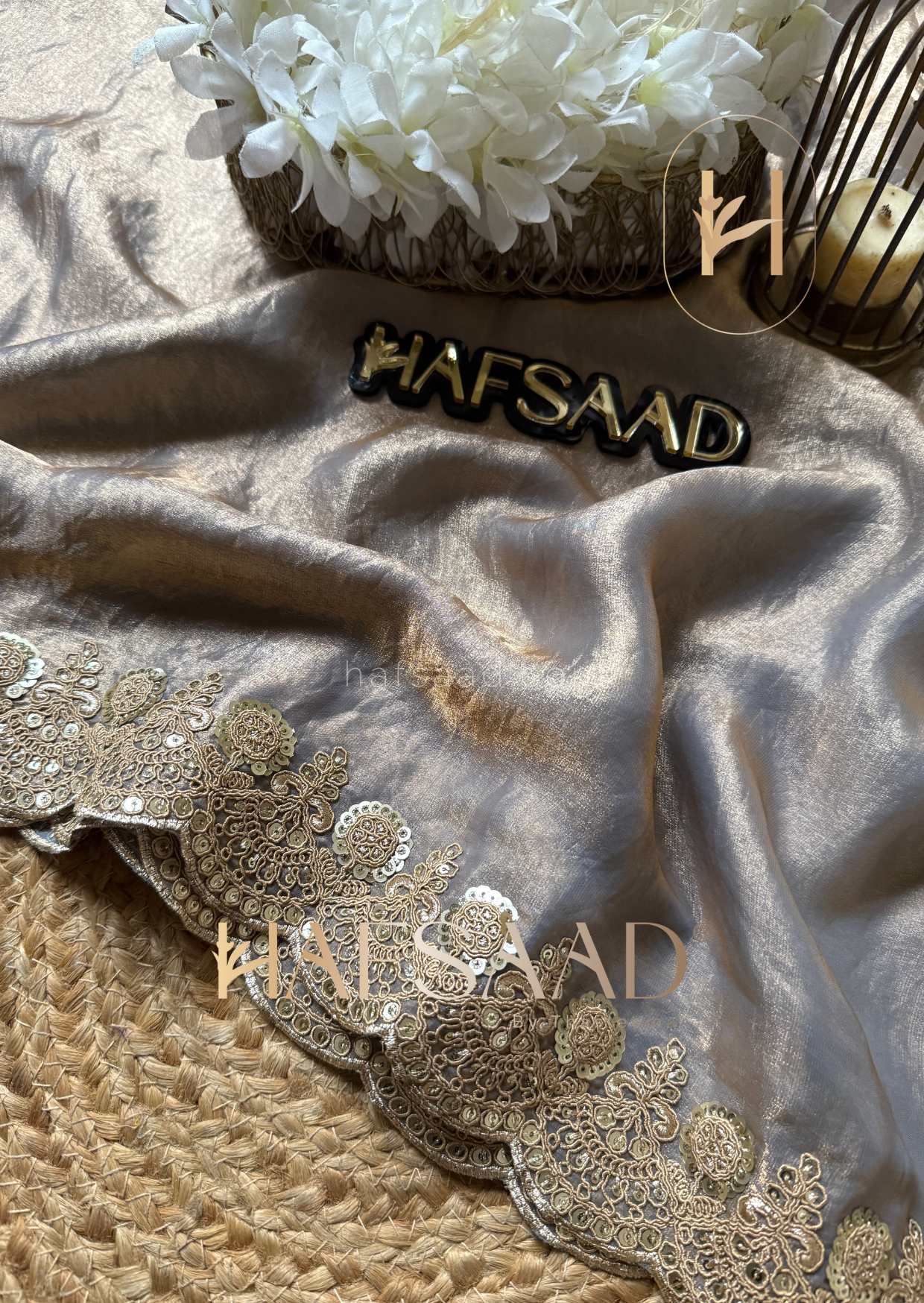 Karishma - Stardust satin saree