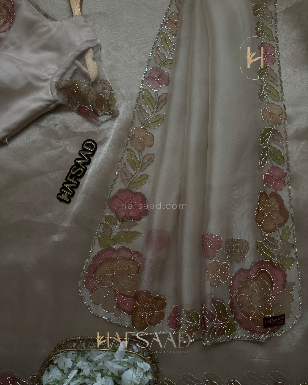 Sherlin- premium organza saree