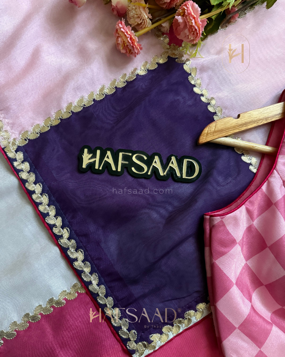 Saloni- Soft organza saree (Pink)