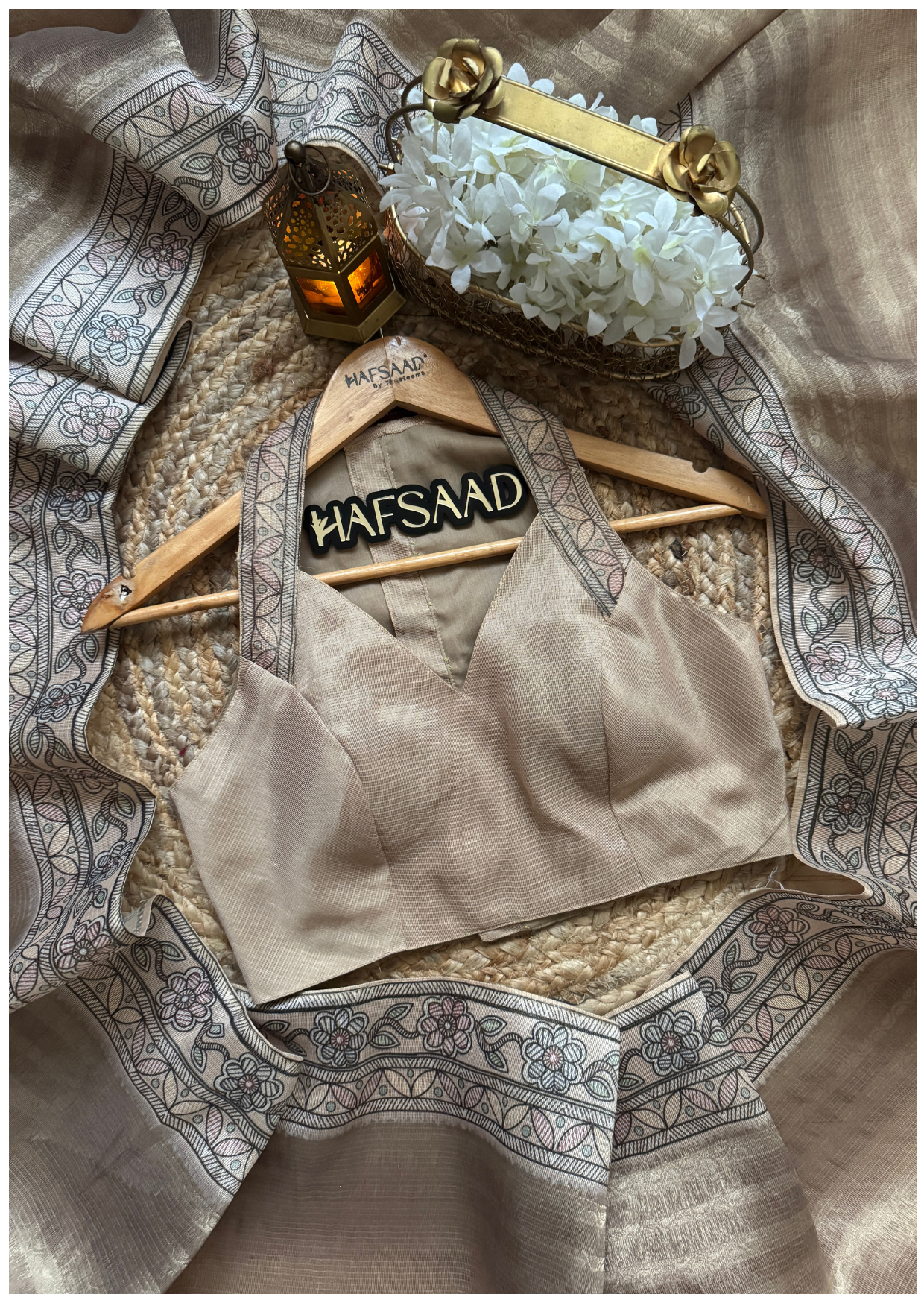 Poorvi- Blended Tissue Saree