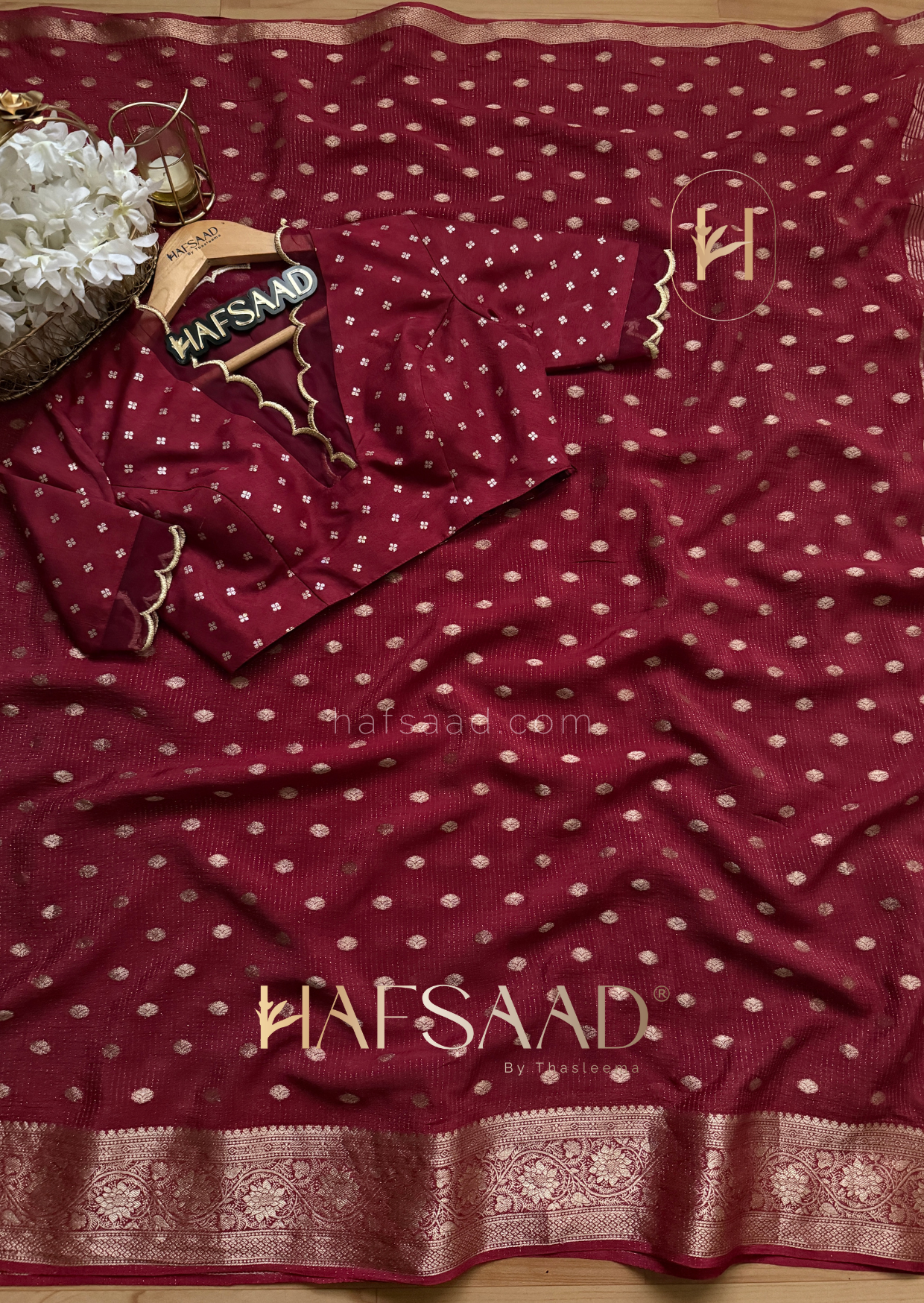Varsha - Soft chinnon saree