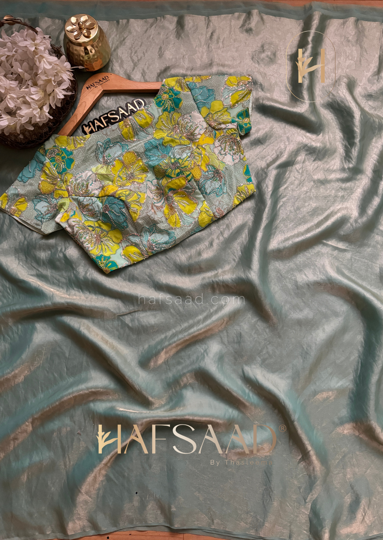 Mona - Stardust satin saree