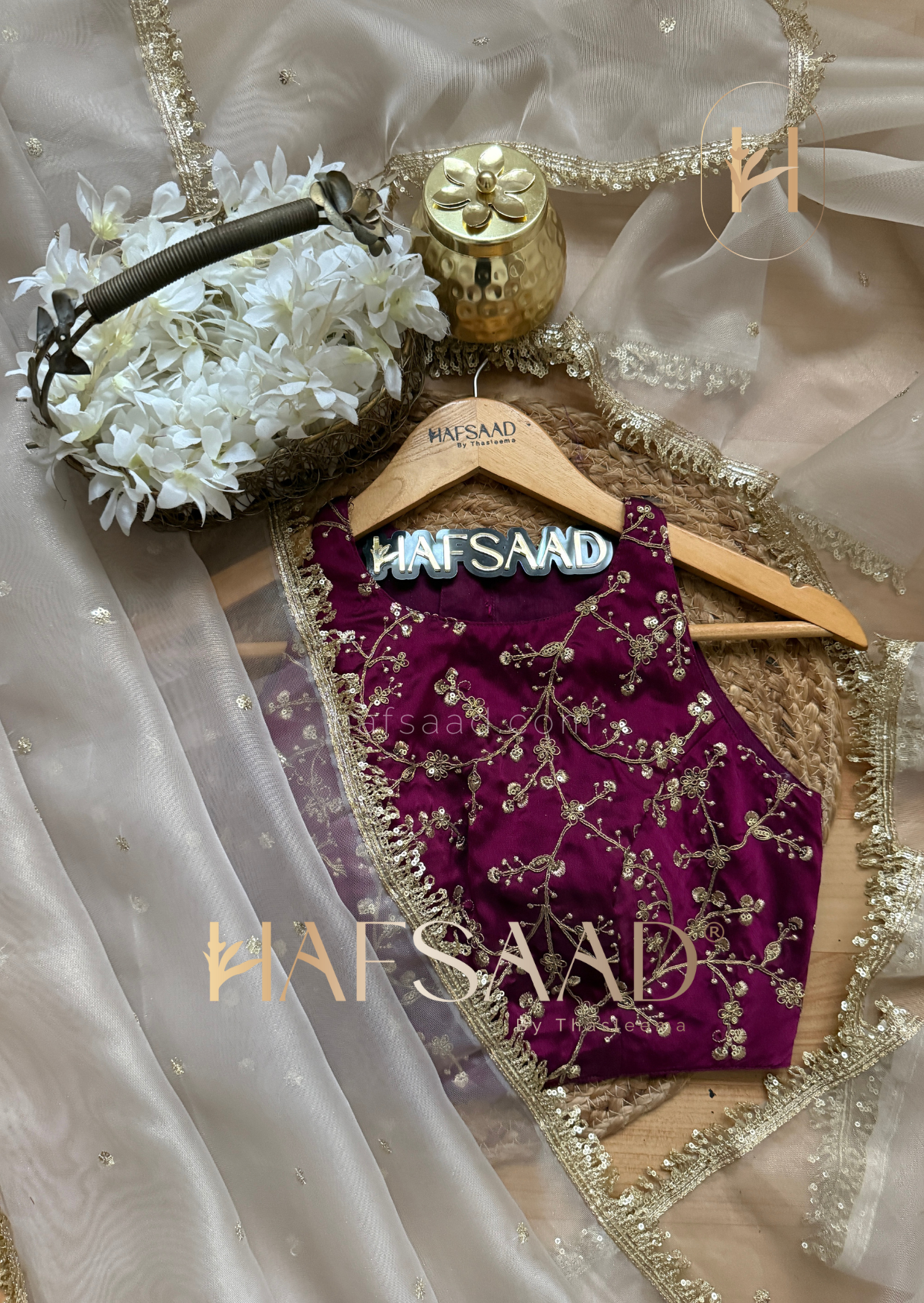 Asha - Tissue saree