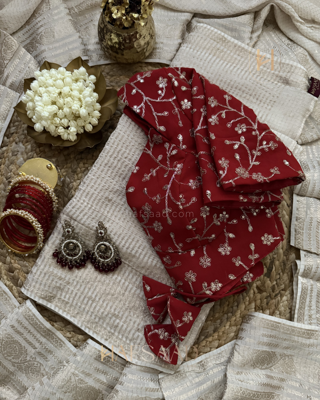 Abinaya- pure chinnon saree
