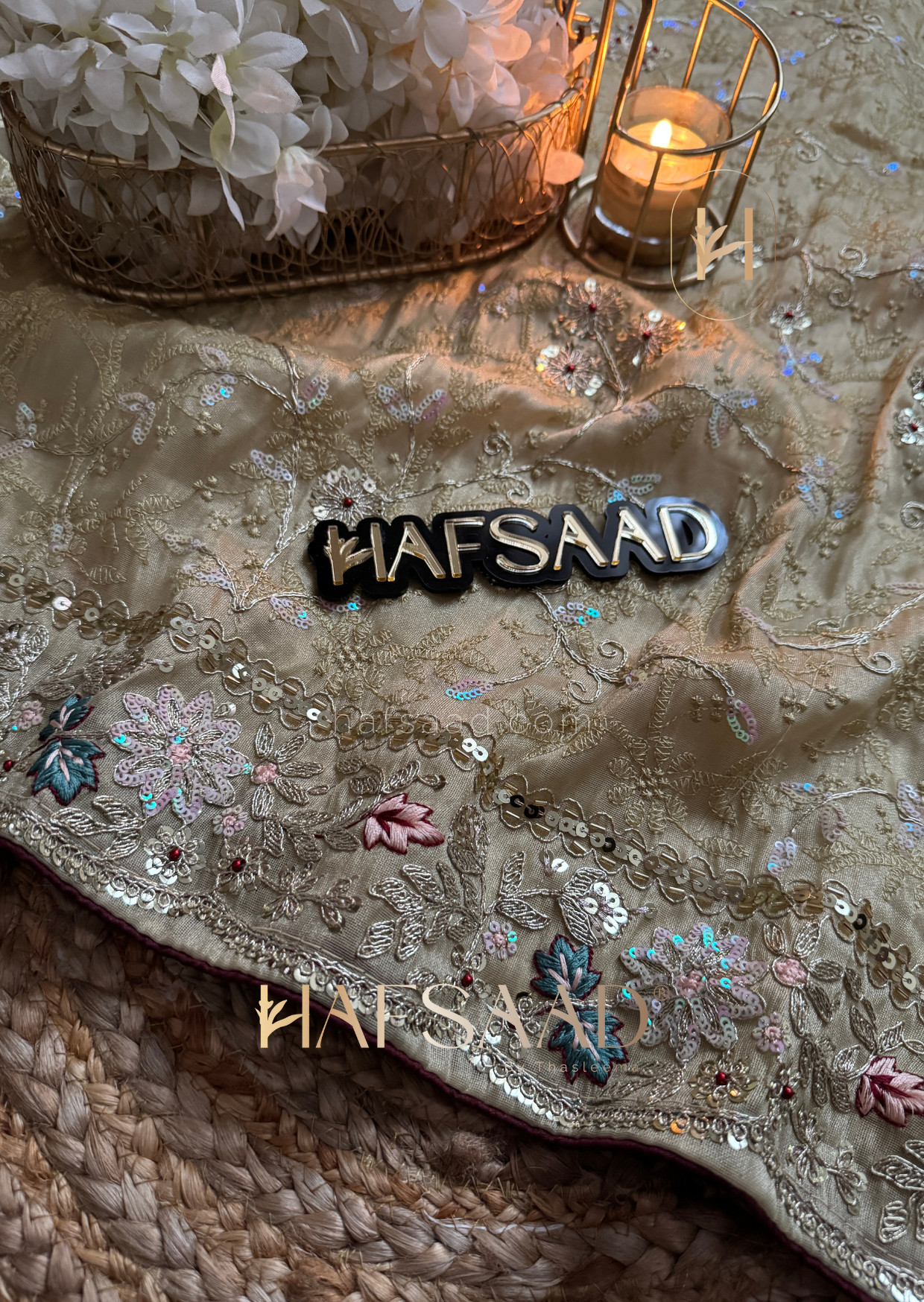 Hidaya - Soft tissue saree (Lime)