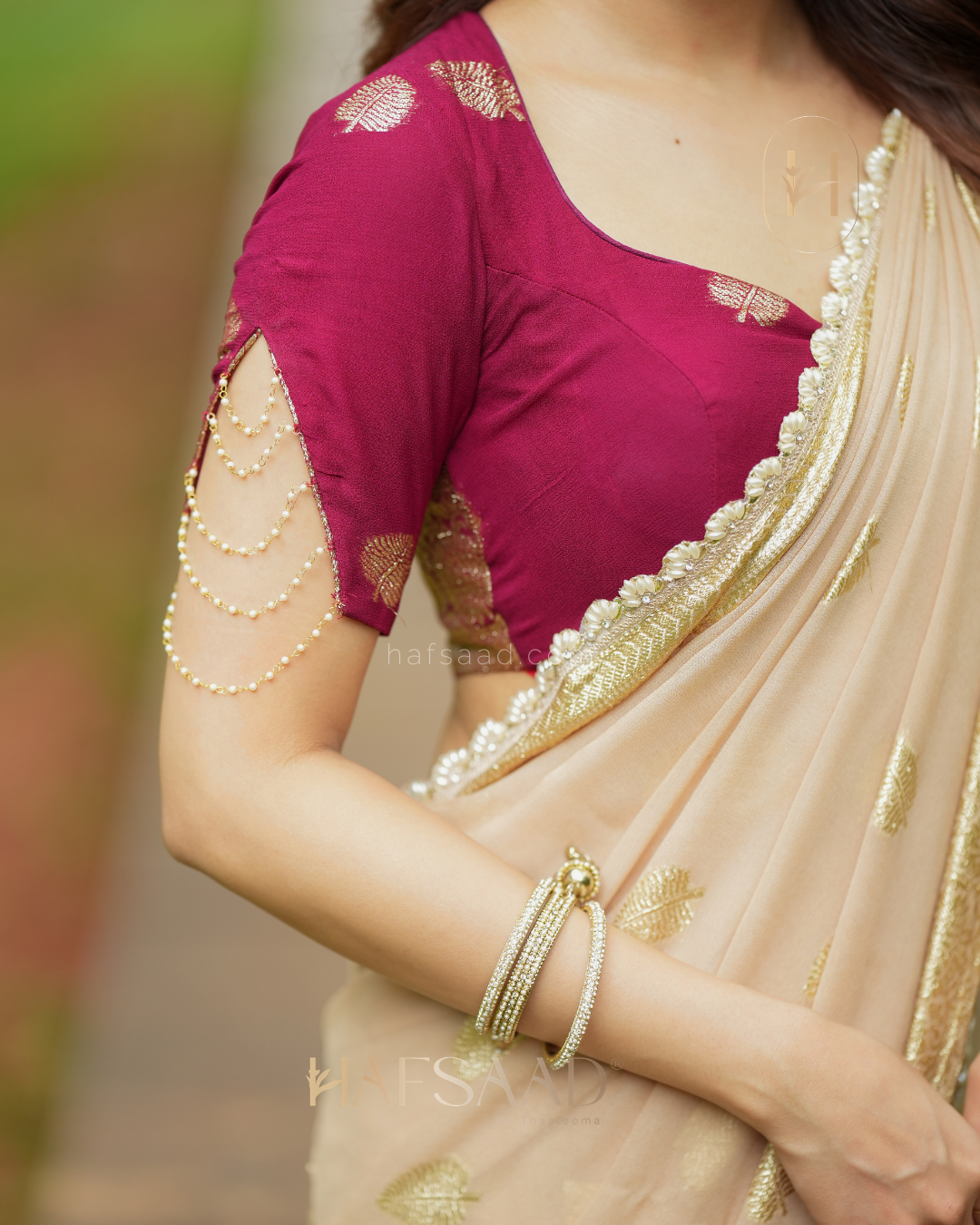 Geethu pearl- pure viscose saree