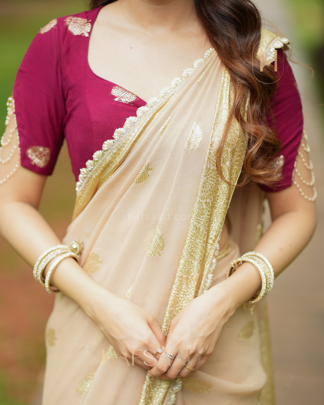 Geethu pearl- pure viscose saree