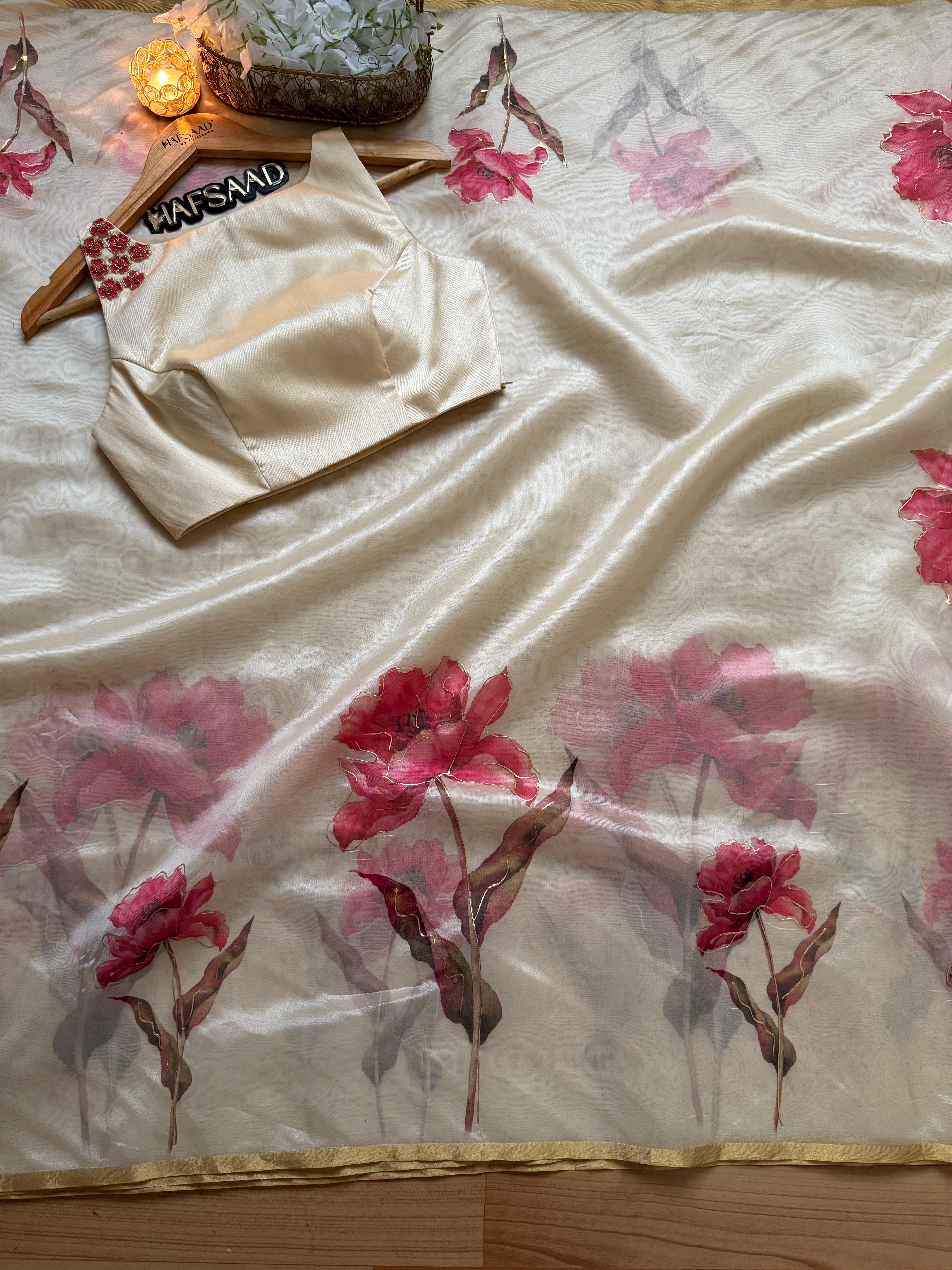 Petals - Designer handwork saree