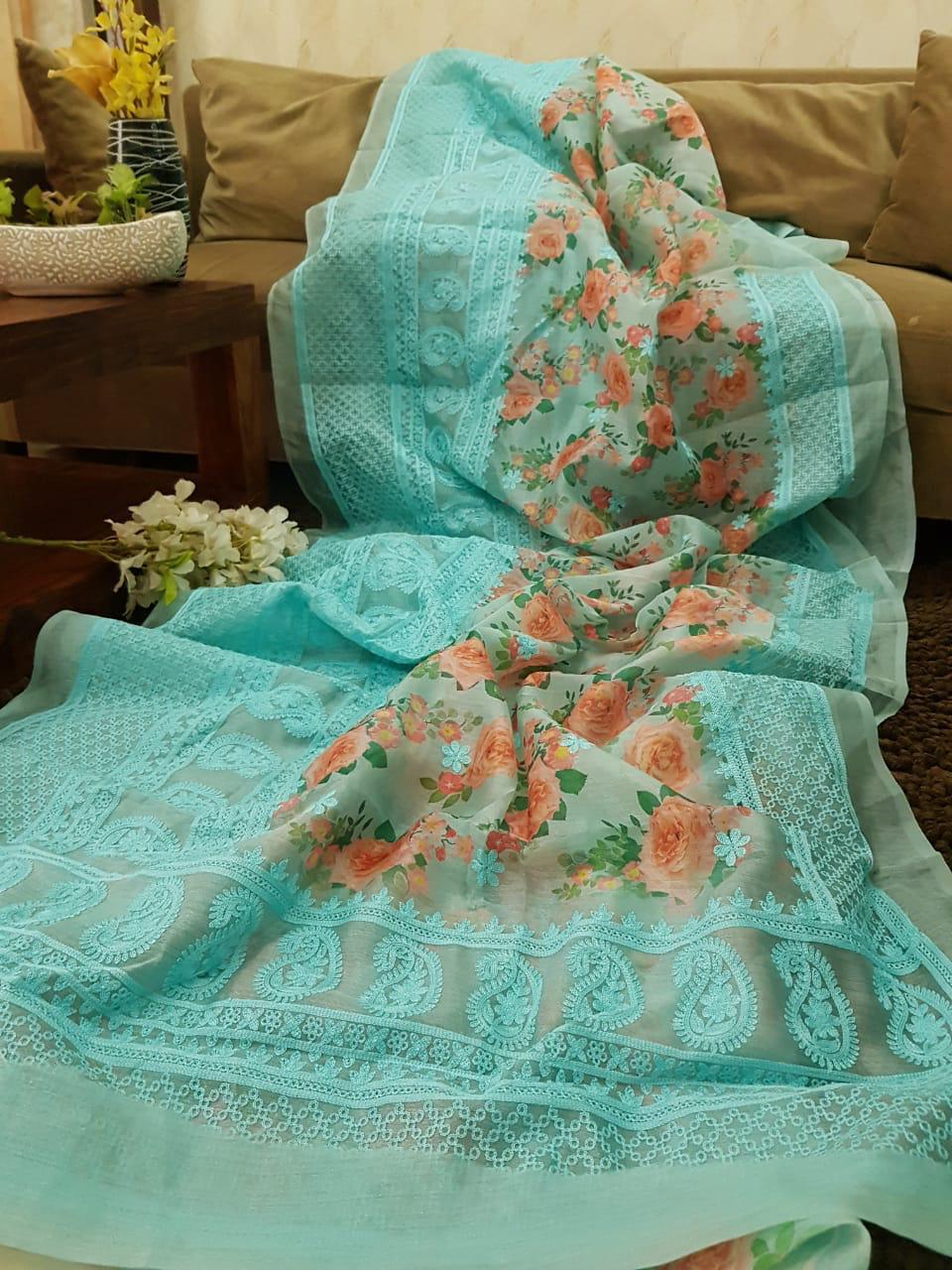 FIRDHOSE- DESIGNER ORGANZA