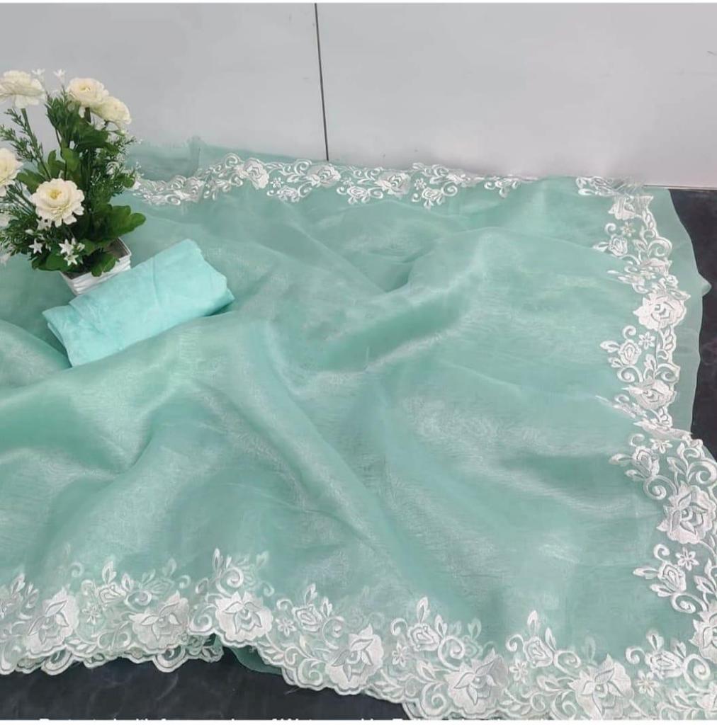 ELLENE-Organza Saree