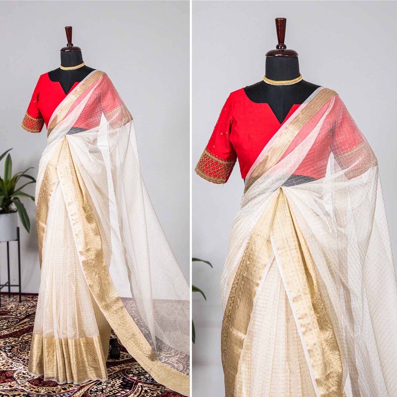 Mallu- kota organza saree