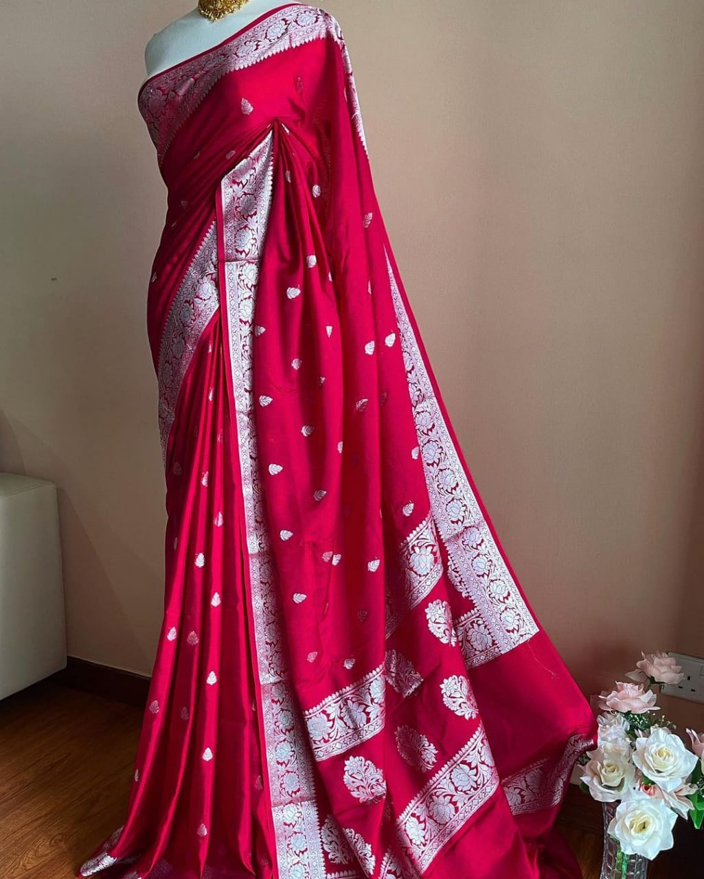 Isha- Premium butter silk Saree