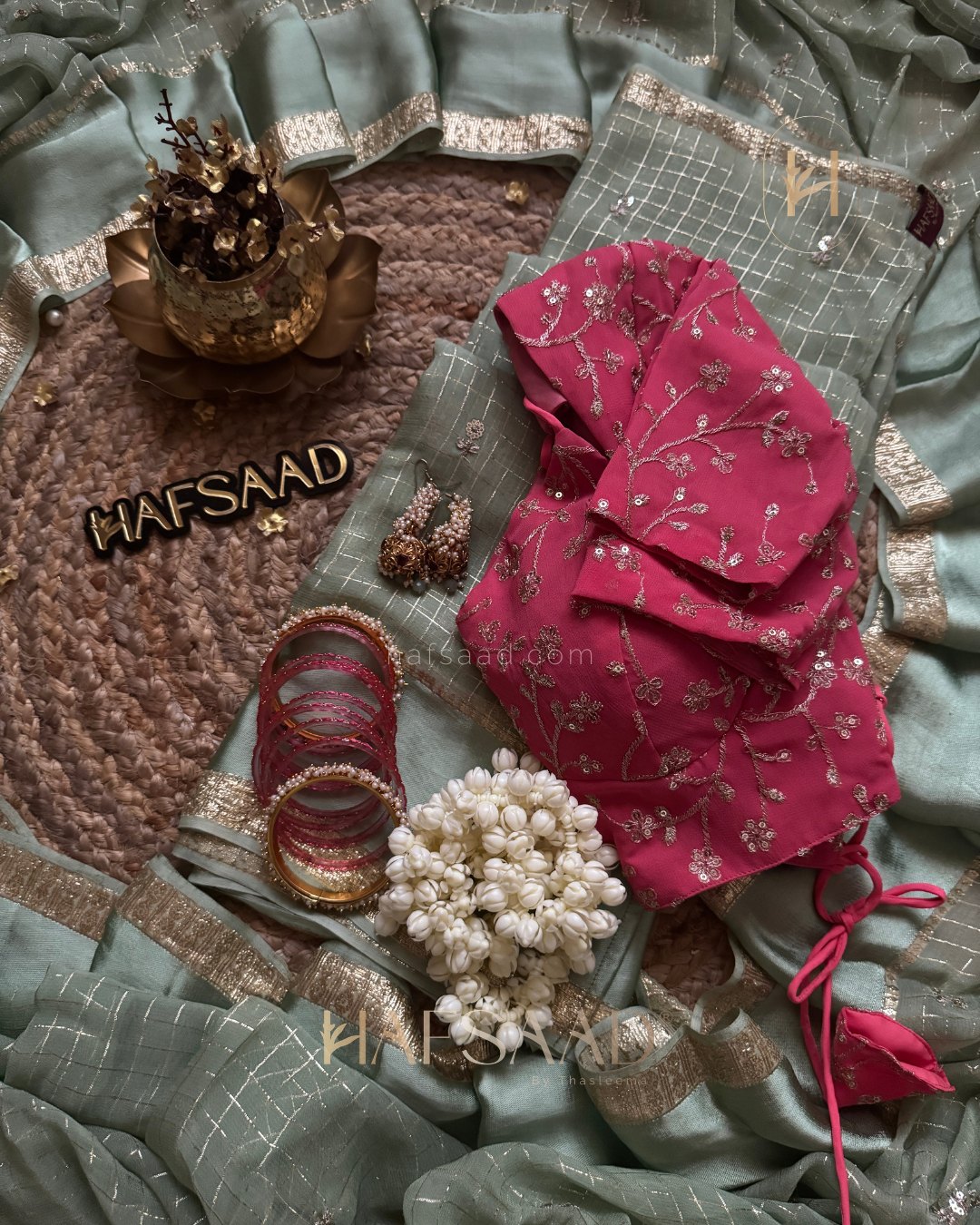 Mathu - Pure viscose saree (Green)