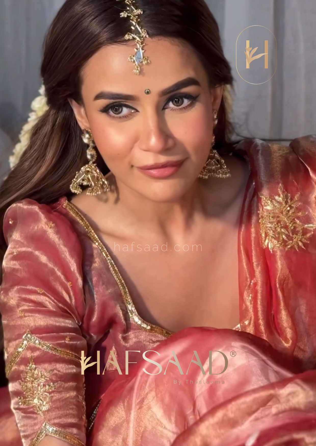 Komal Pandey in Nargis bridal