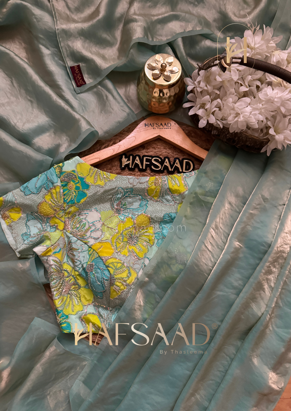 Mona - Stardust satin saree