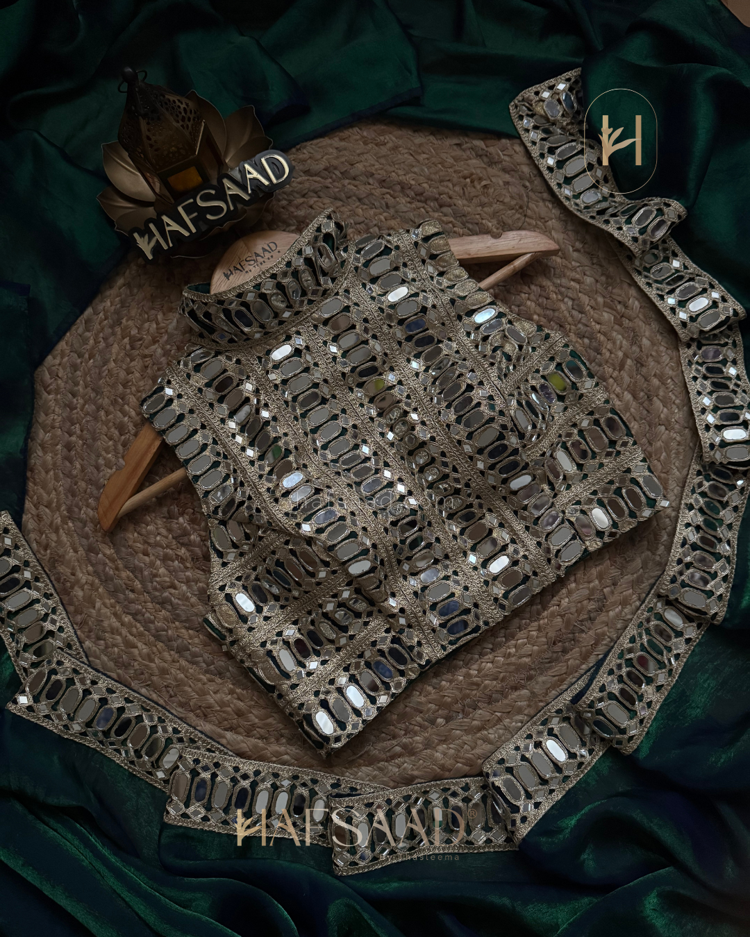Aaina- Mirror Work Saree