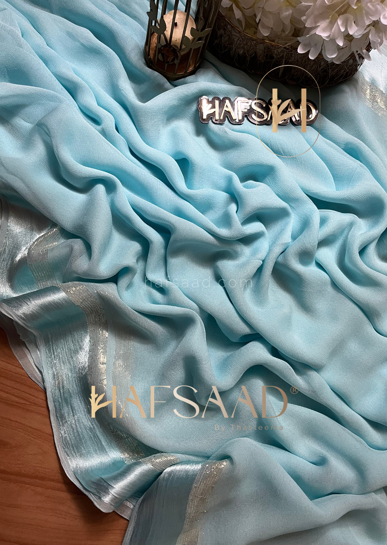 Pallavi-Pure Viscose Saree (Blue)